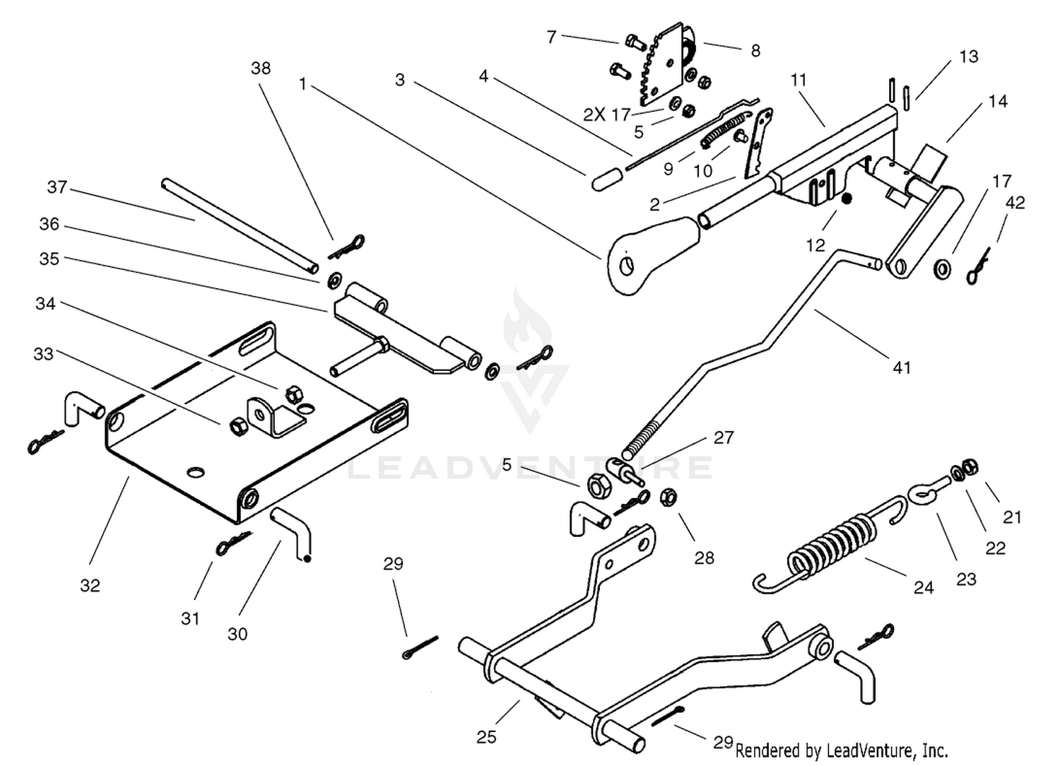 Operation Mower Lift Assembly