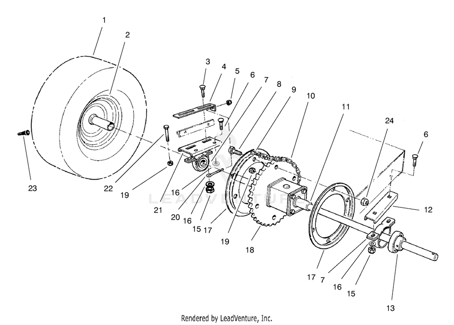 Rear Axle Assembly