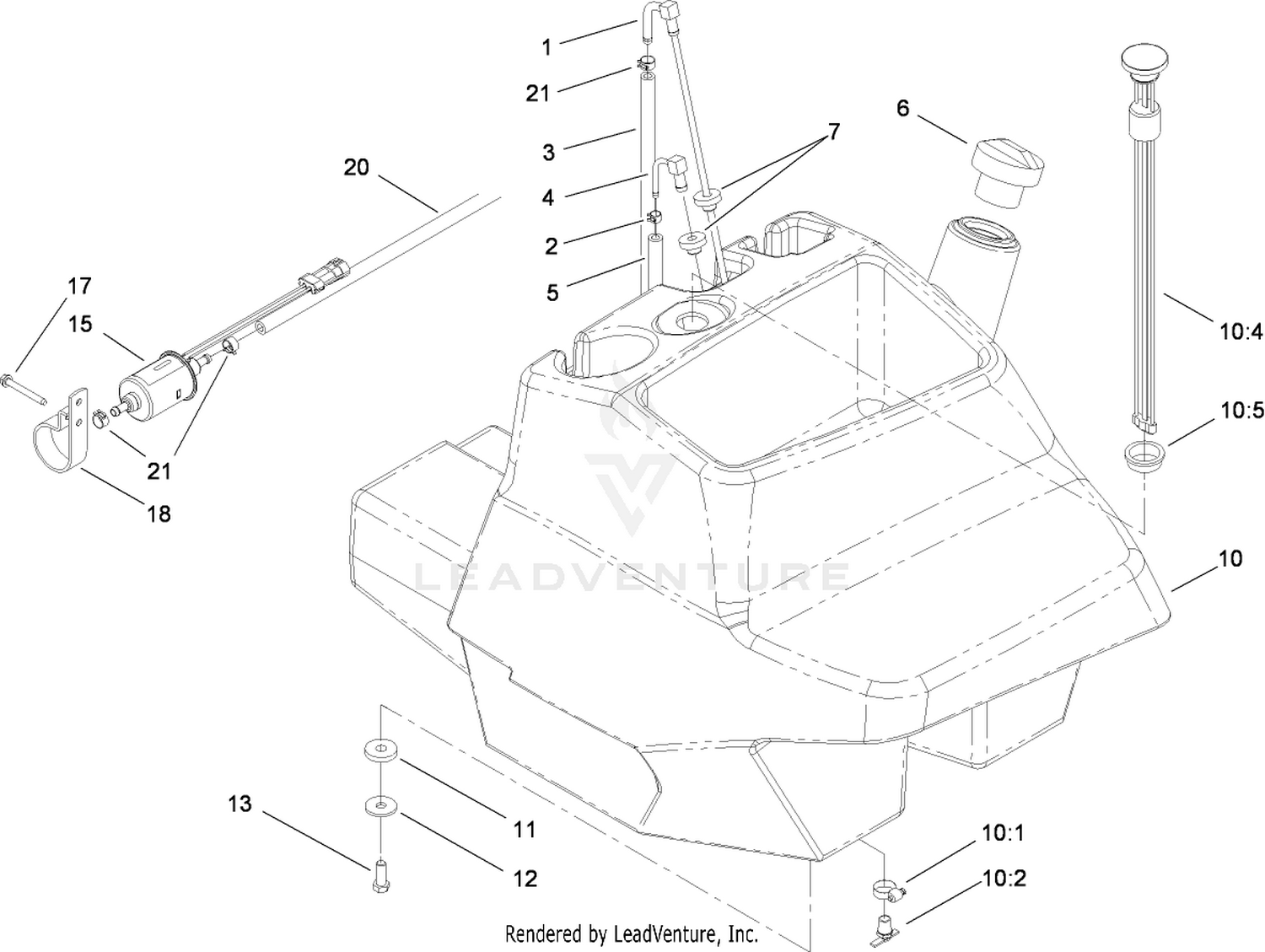 Fuel Tank and Filter Assembly