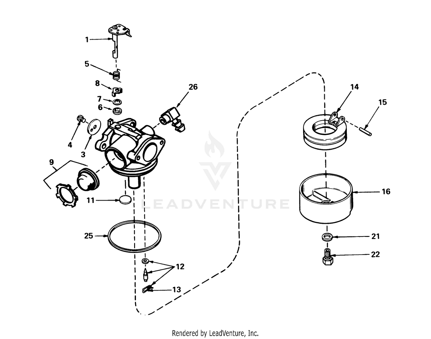 Carburetor No. 632050