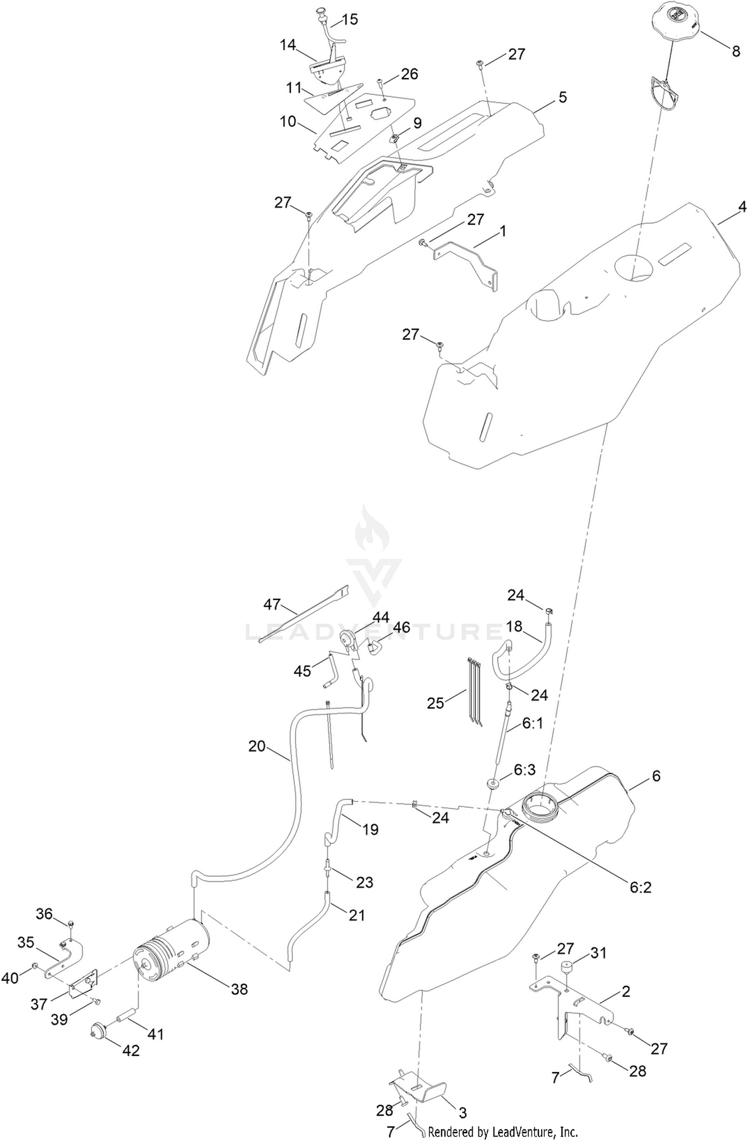 Body Styling and Fuel Pod Assembly