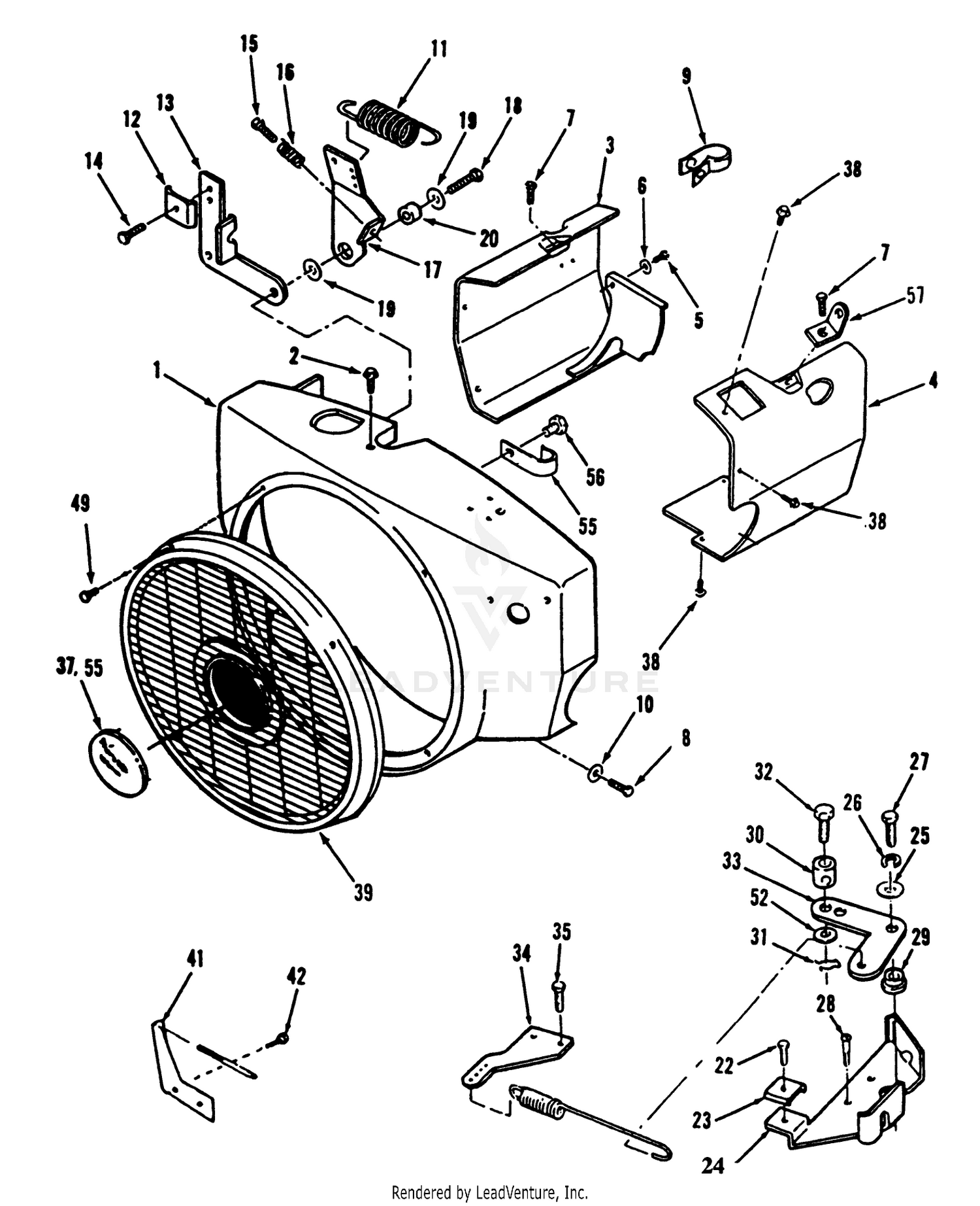 Blower Housing And Governor