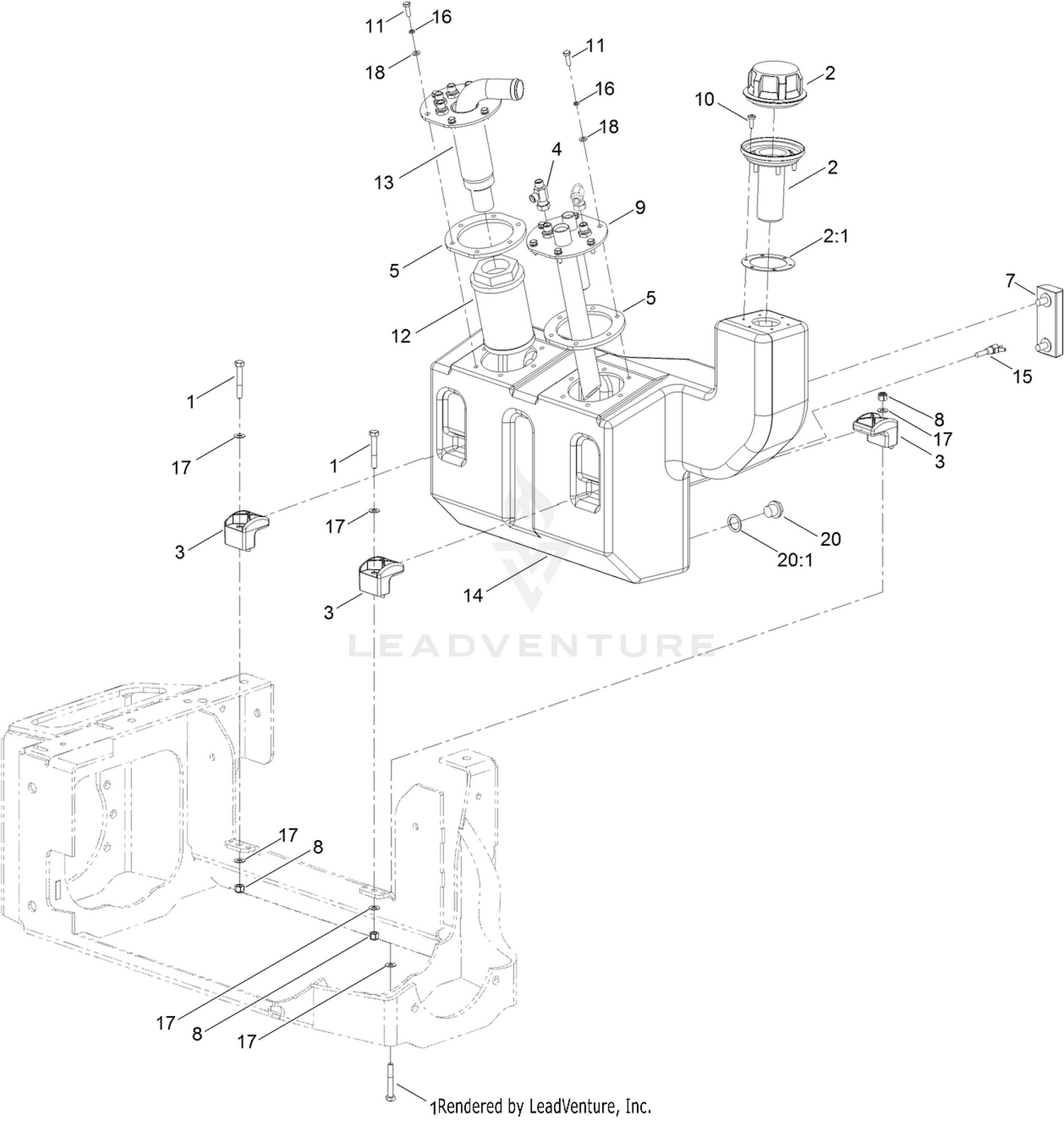 Hydraulic Oil Tank Assembly