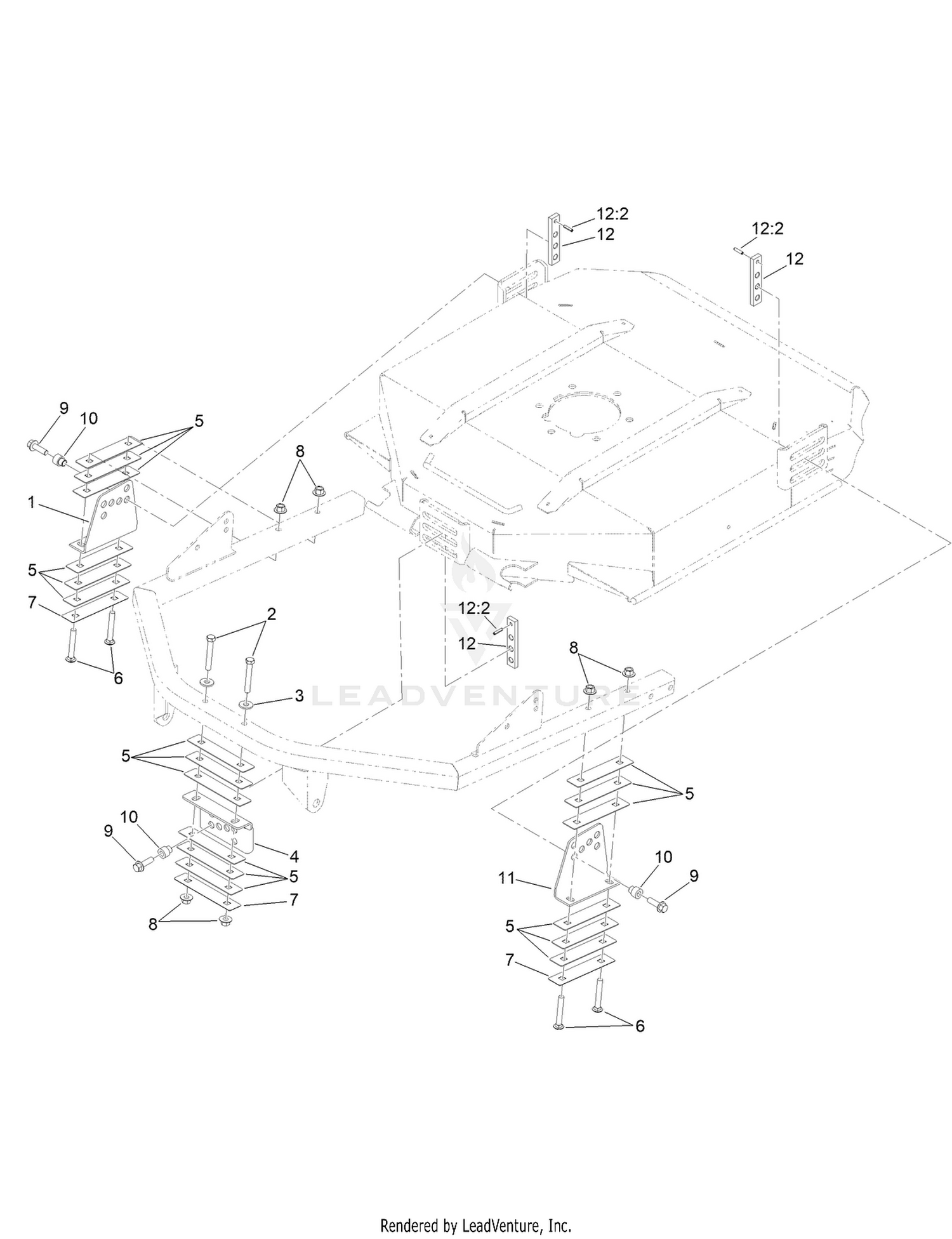 Height-of-Cut Bracket Assembly