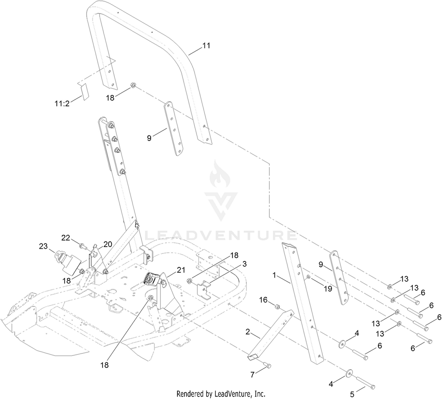 Roll-Over Protection System Assembly