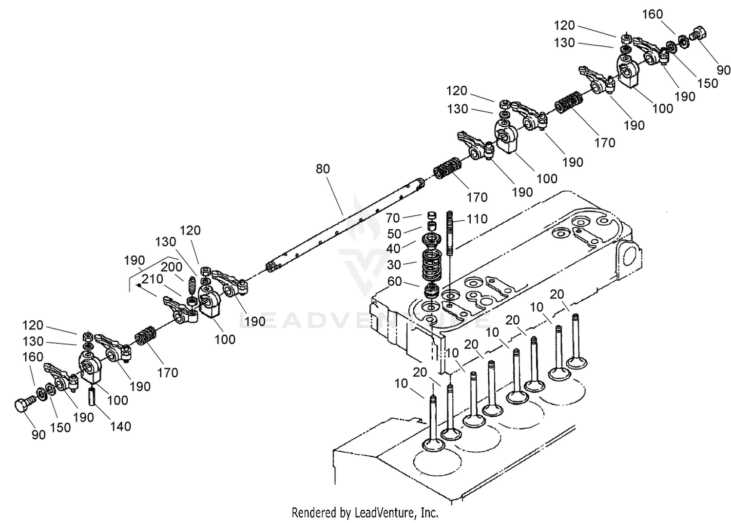 Valve and Rocker Arm Assembly