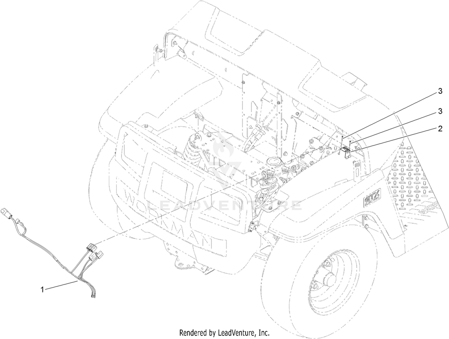 Wireless Hourmeter Assembly No. 136-6324