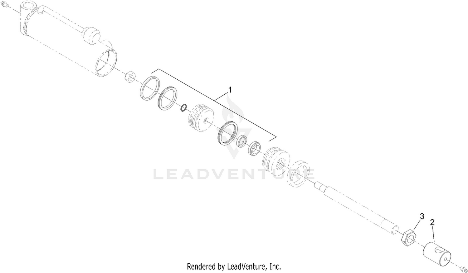 Hydraulic Cylinder Assembly No. 117-5109