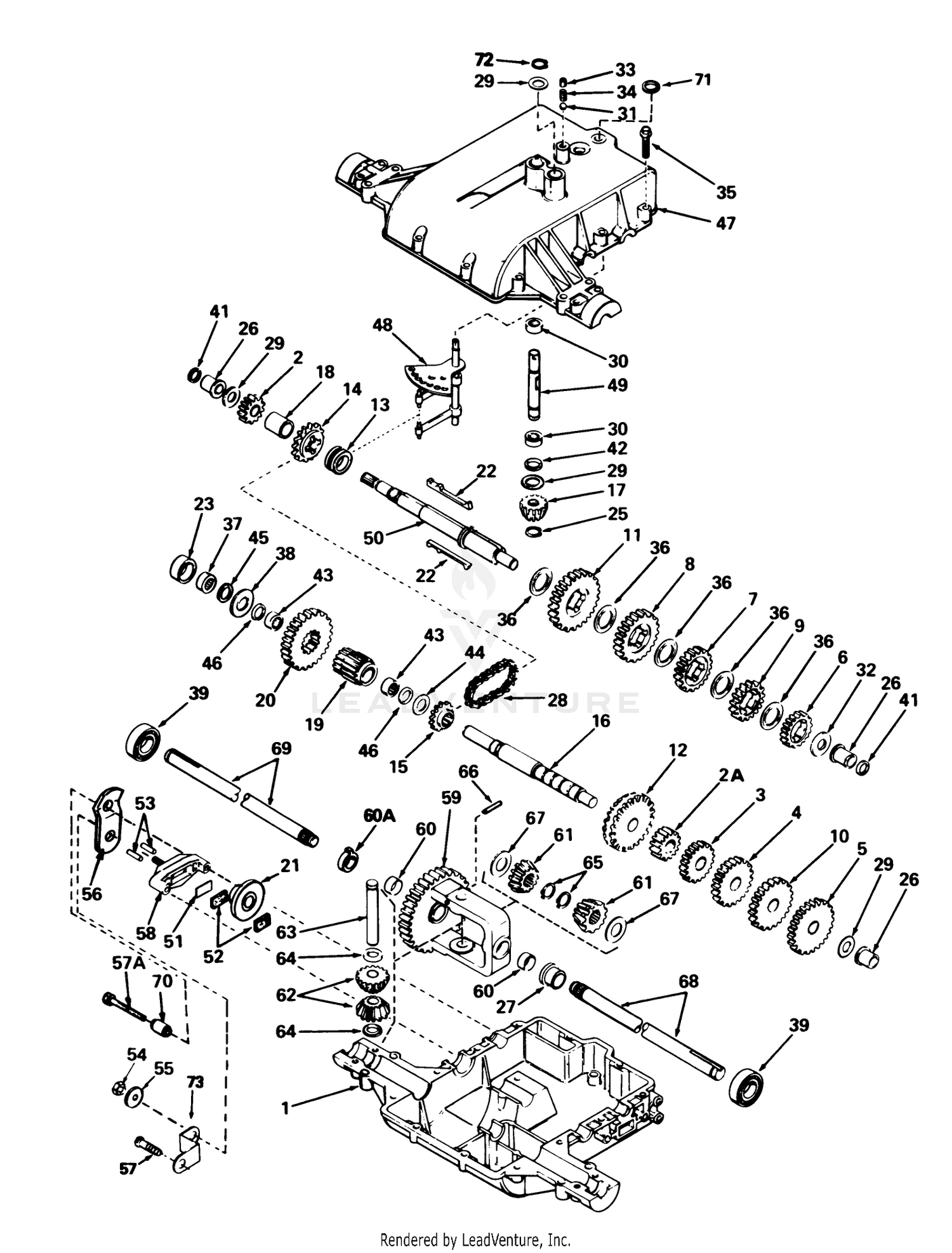 Peerless Transaxle Model No. 801f