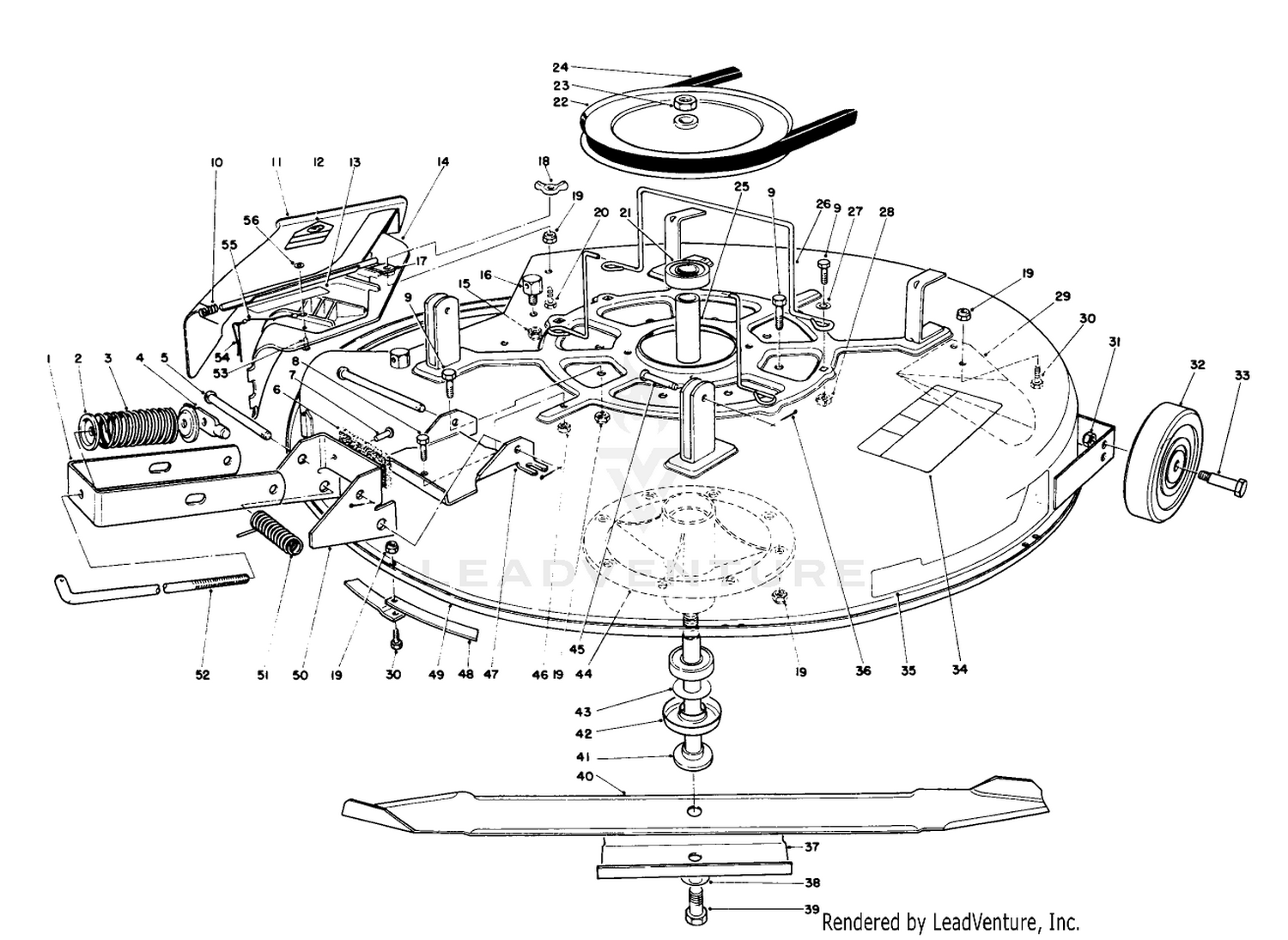 Mower Assembly-Recycler