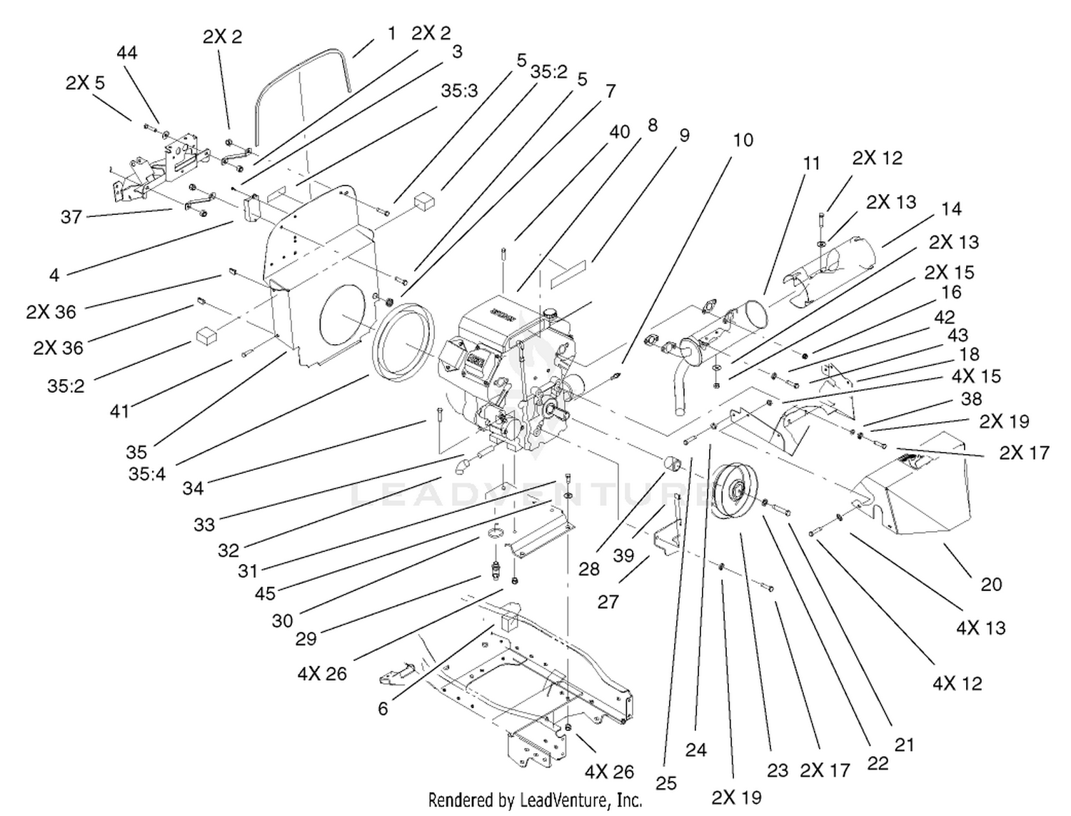 Air Cooled Engine Assembly