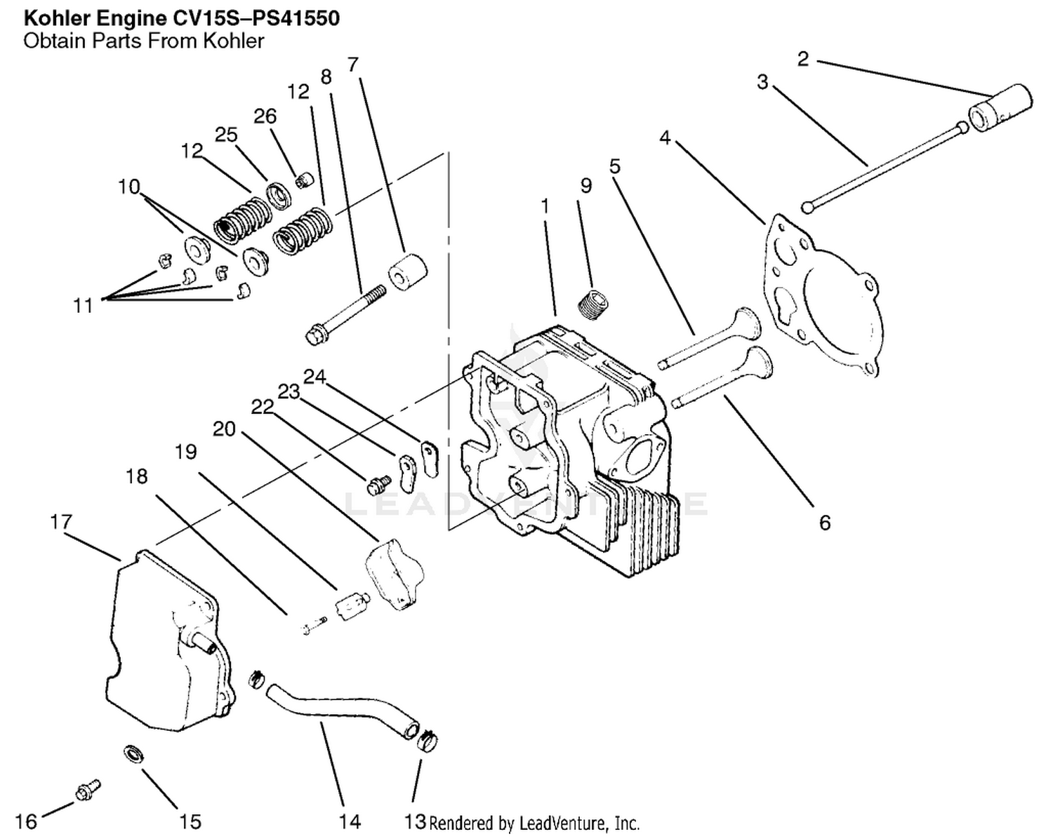 Cylinder Head/valve/breather