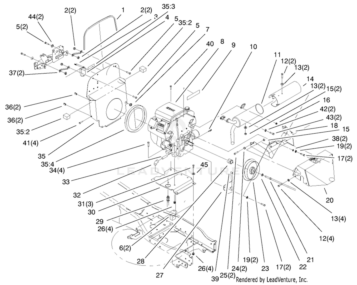Air Cooled Engine Assembly