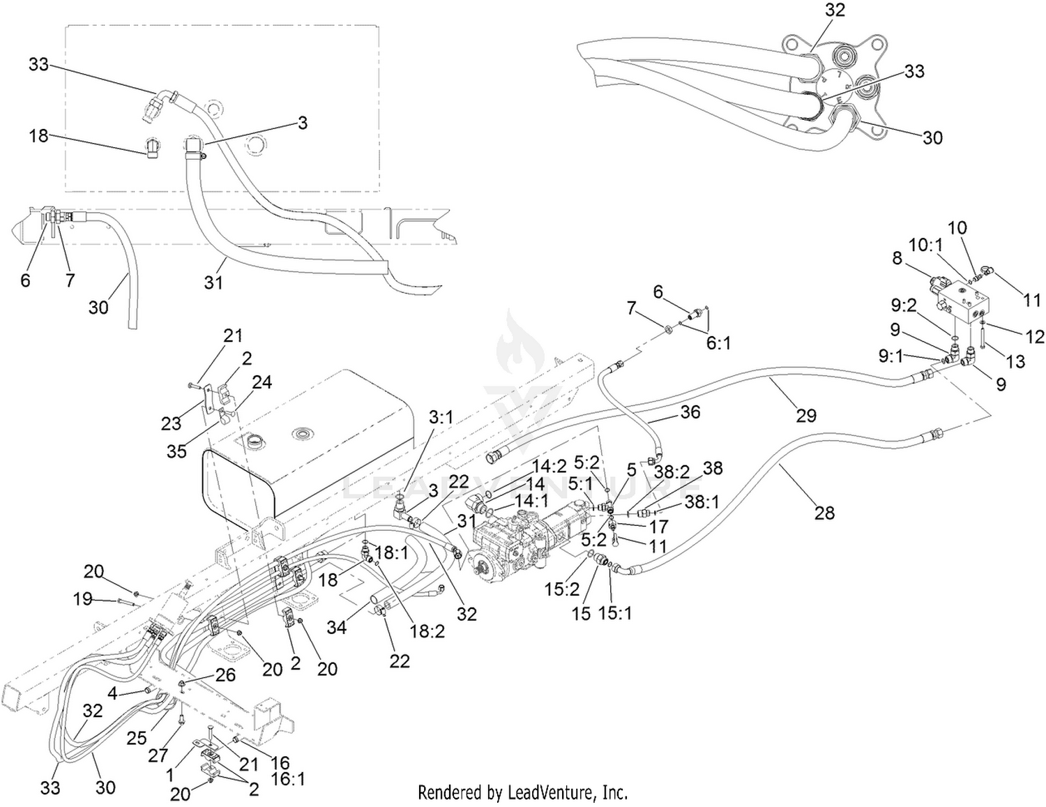 Hydraulic Pump and Filter Assembly 2