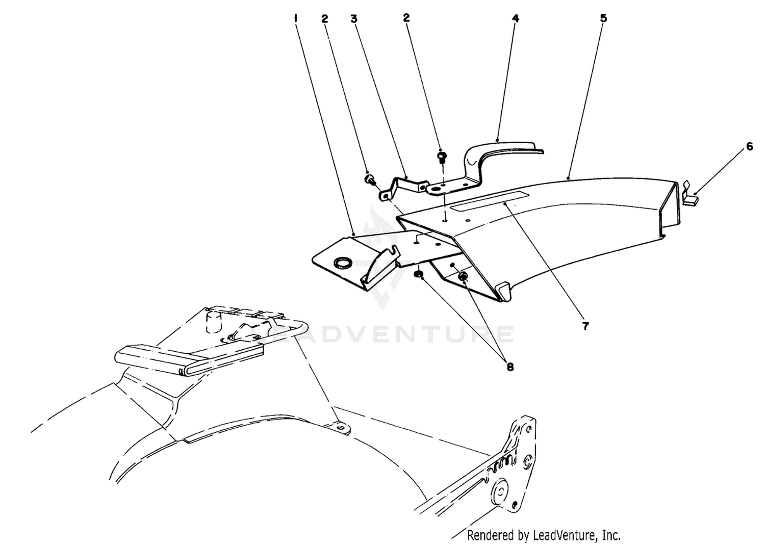 SIDE DISCHARGE CHUTE MODEL NO. 59108 (Optional)