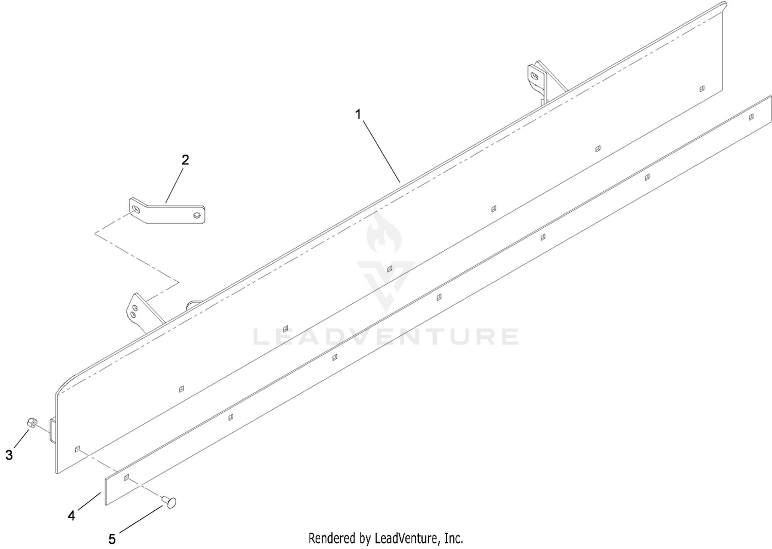 60 Inch Blade Service Kit Assemby No. 115-5646