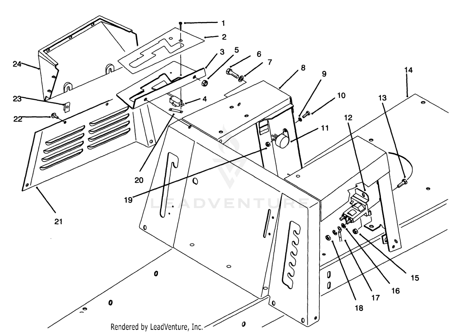 Seat Body  Side Panel Assembly