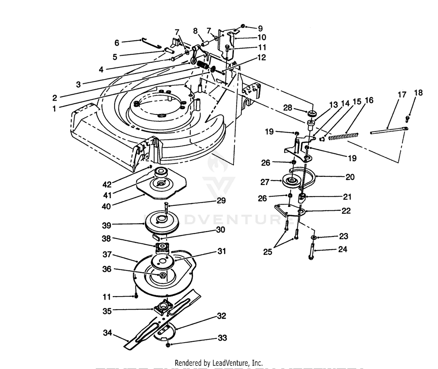 Blade Brake Clutch Assembly