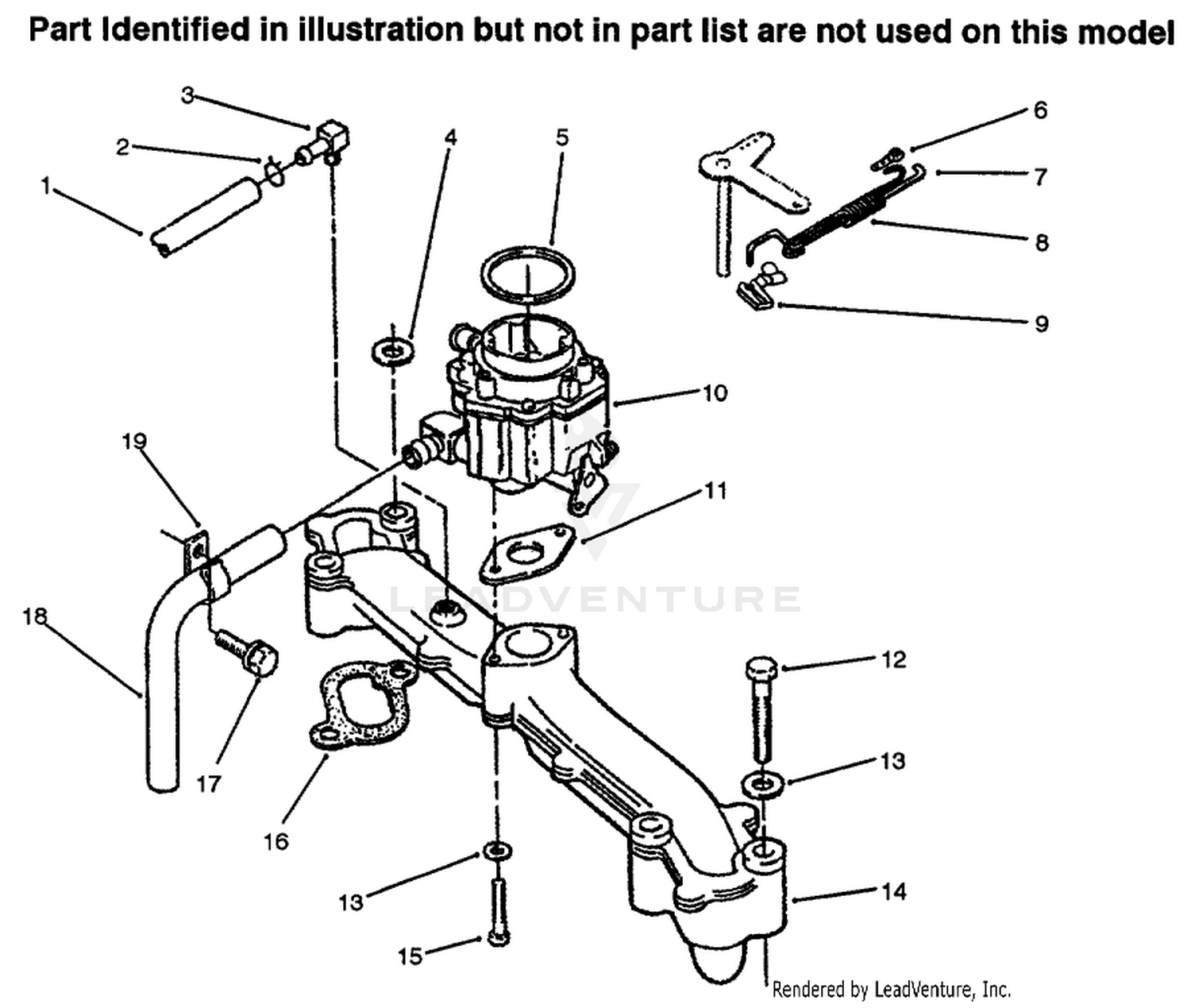 Intake Manifold  Carburetor
