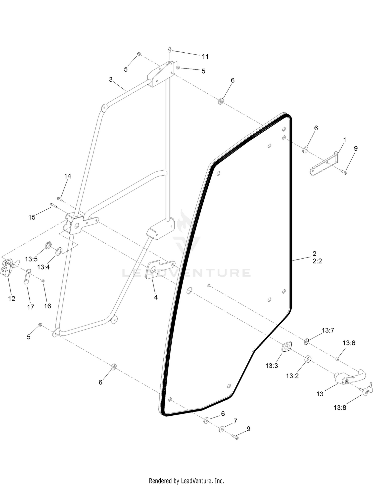 LH Door Assembly