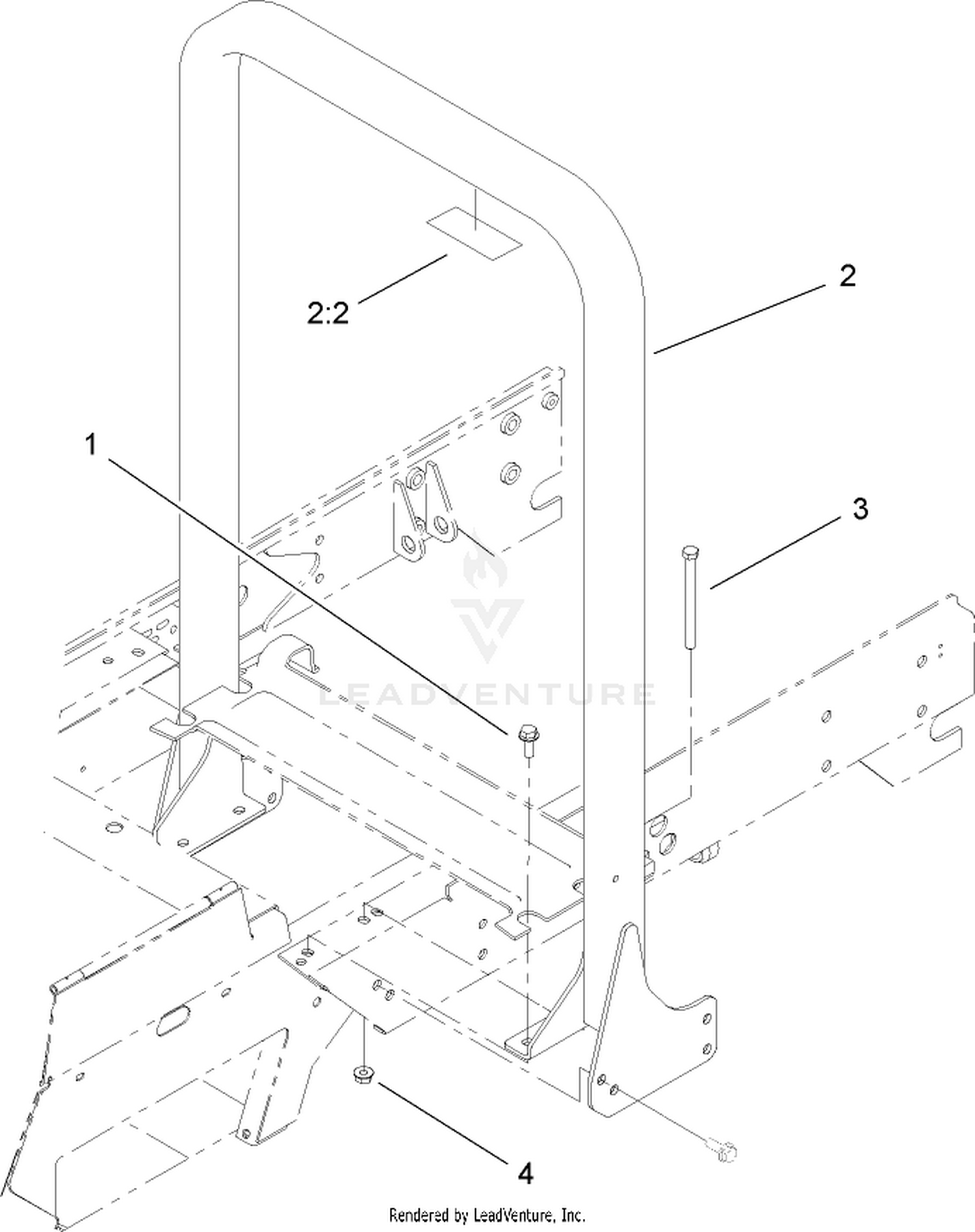 Roll-Over Protection System Assembly