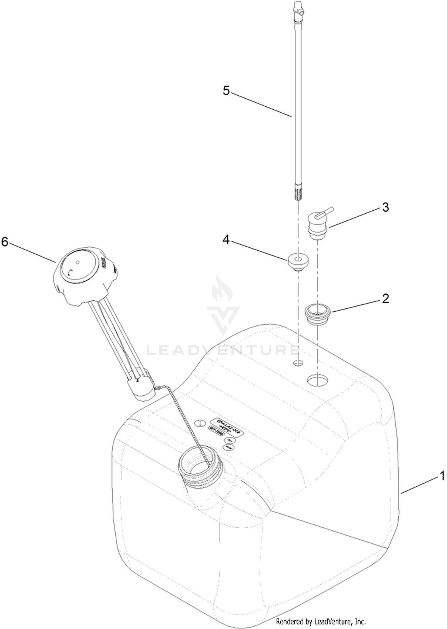 Fuel Tank Assembly No. 127-7849