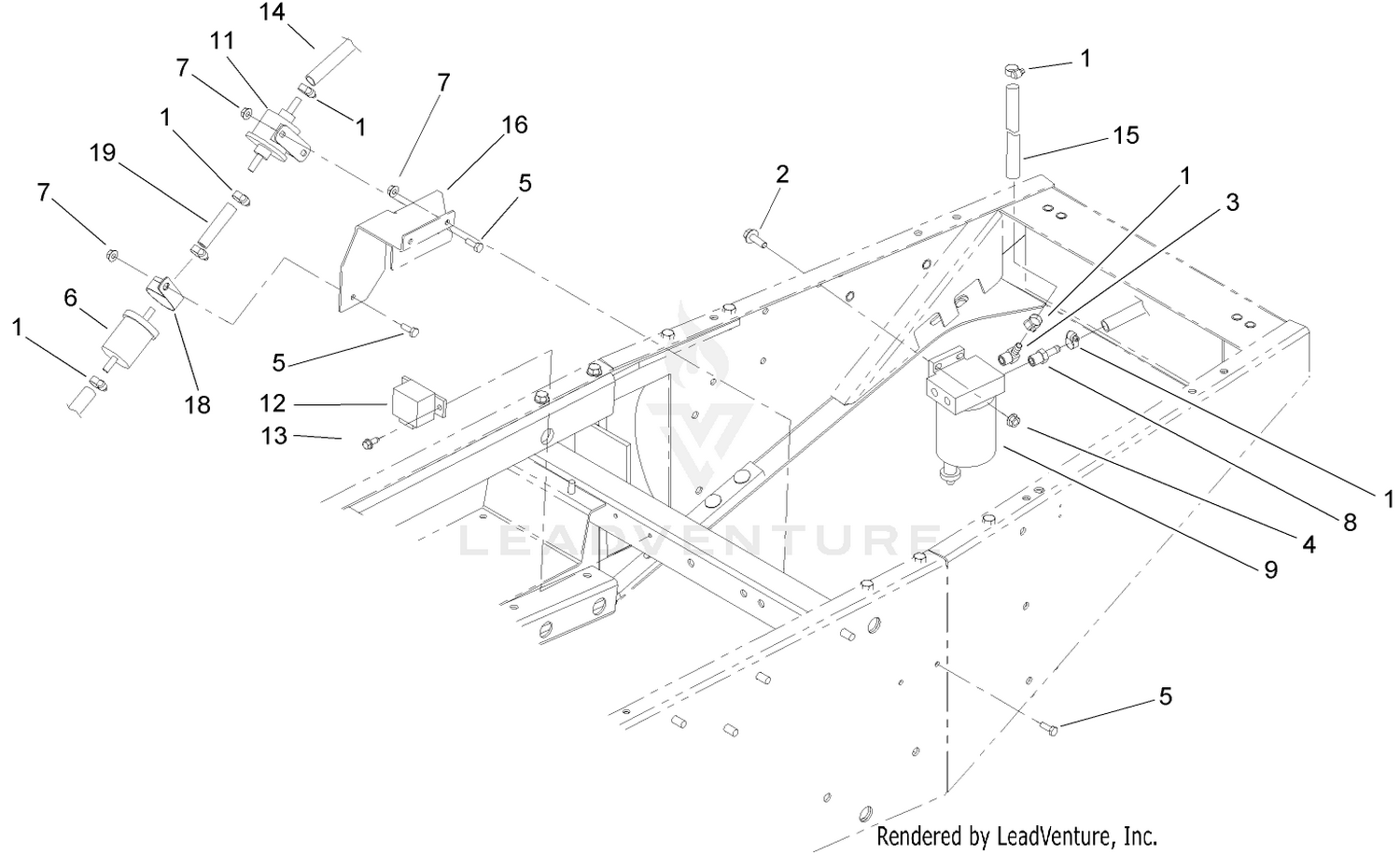 Water and Fuel Filter Assembly
