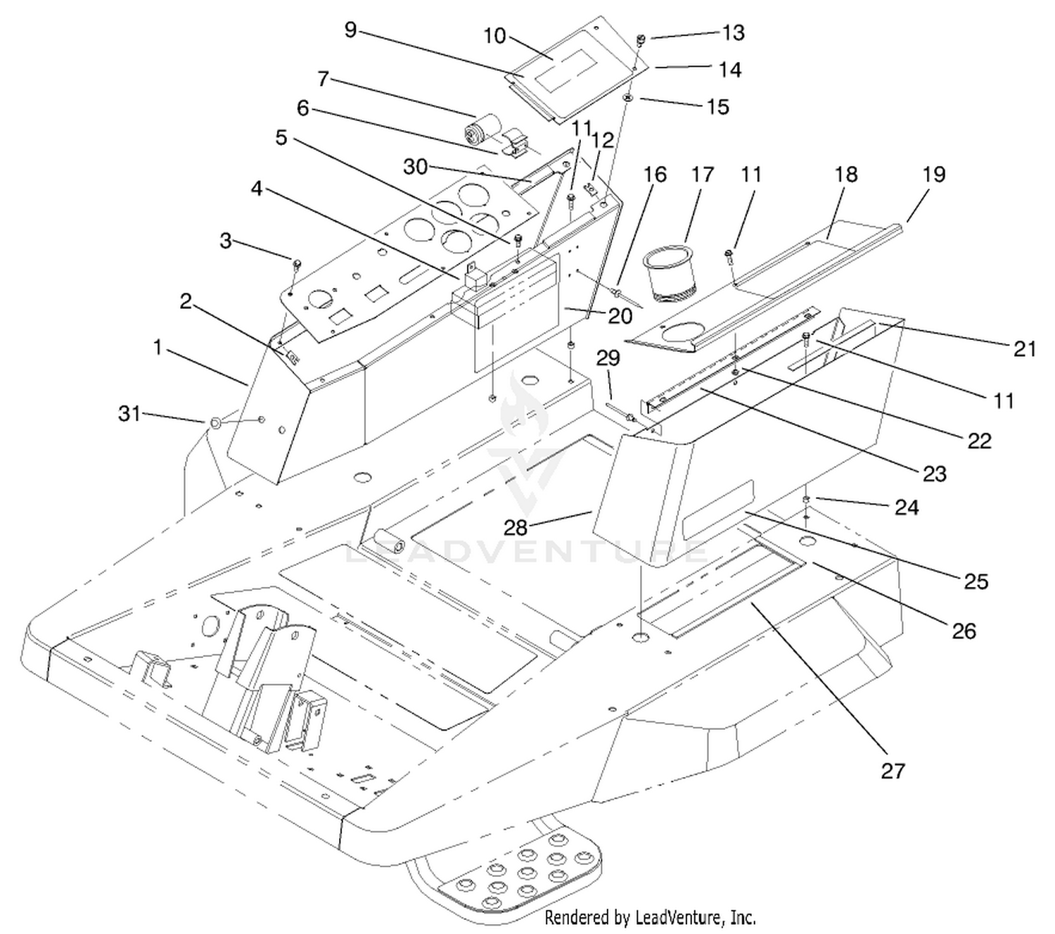 Control Console Assembly