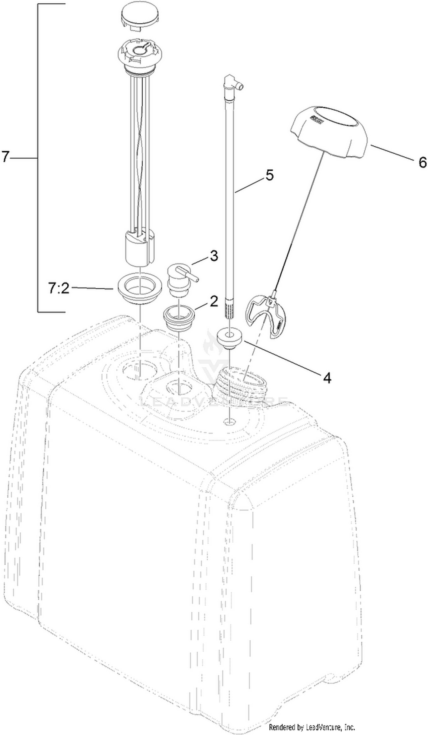 Fuel Tank Assembly No. 115-9048
