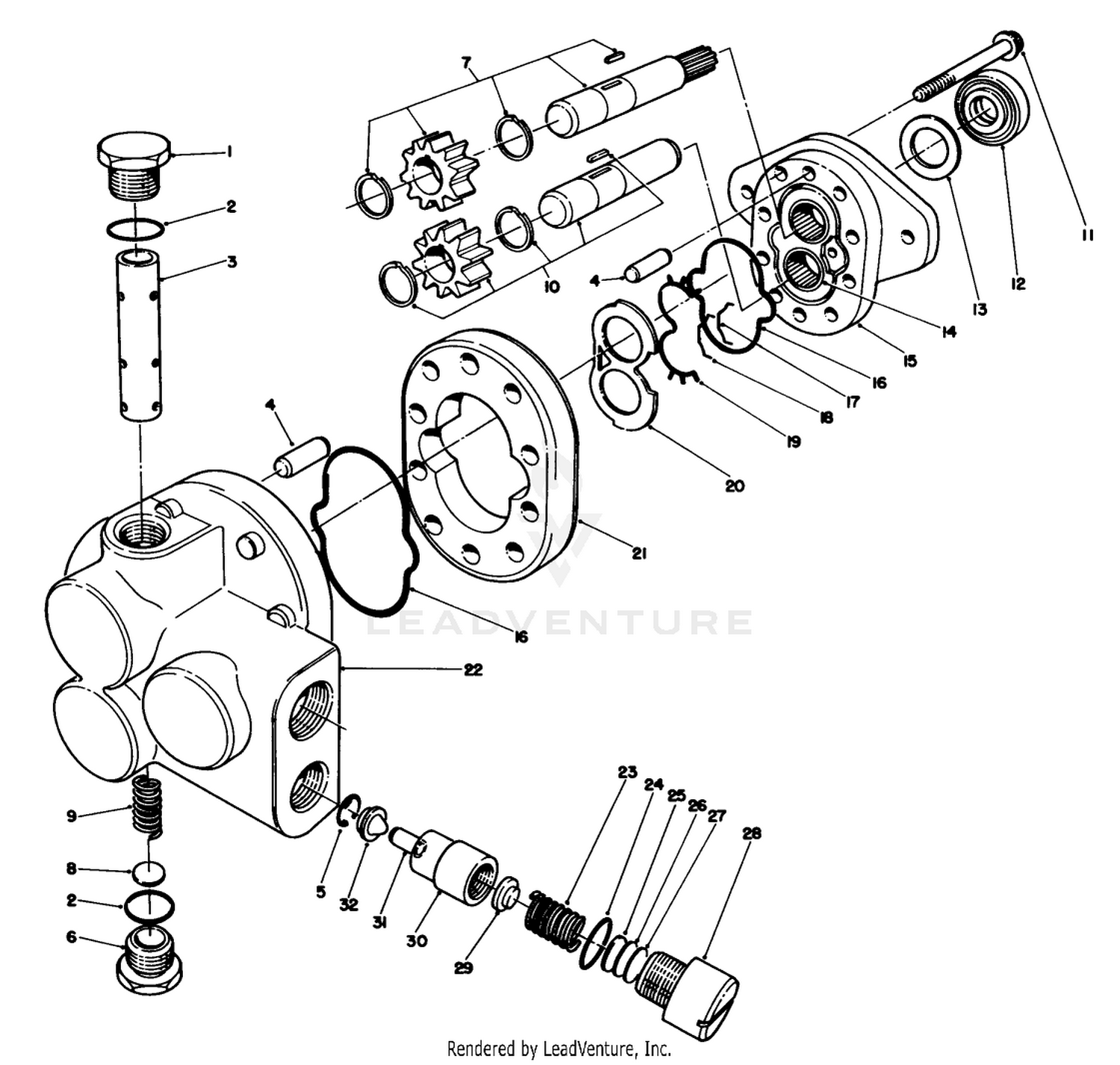 Gear Pump Assembly No. 58-5650