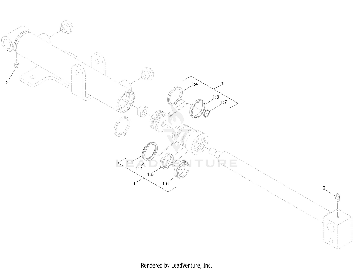 Hydraulic Cylinder Assembly No. 145-4233