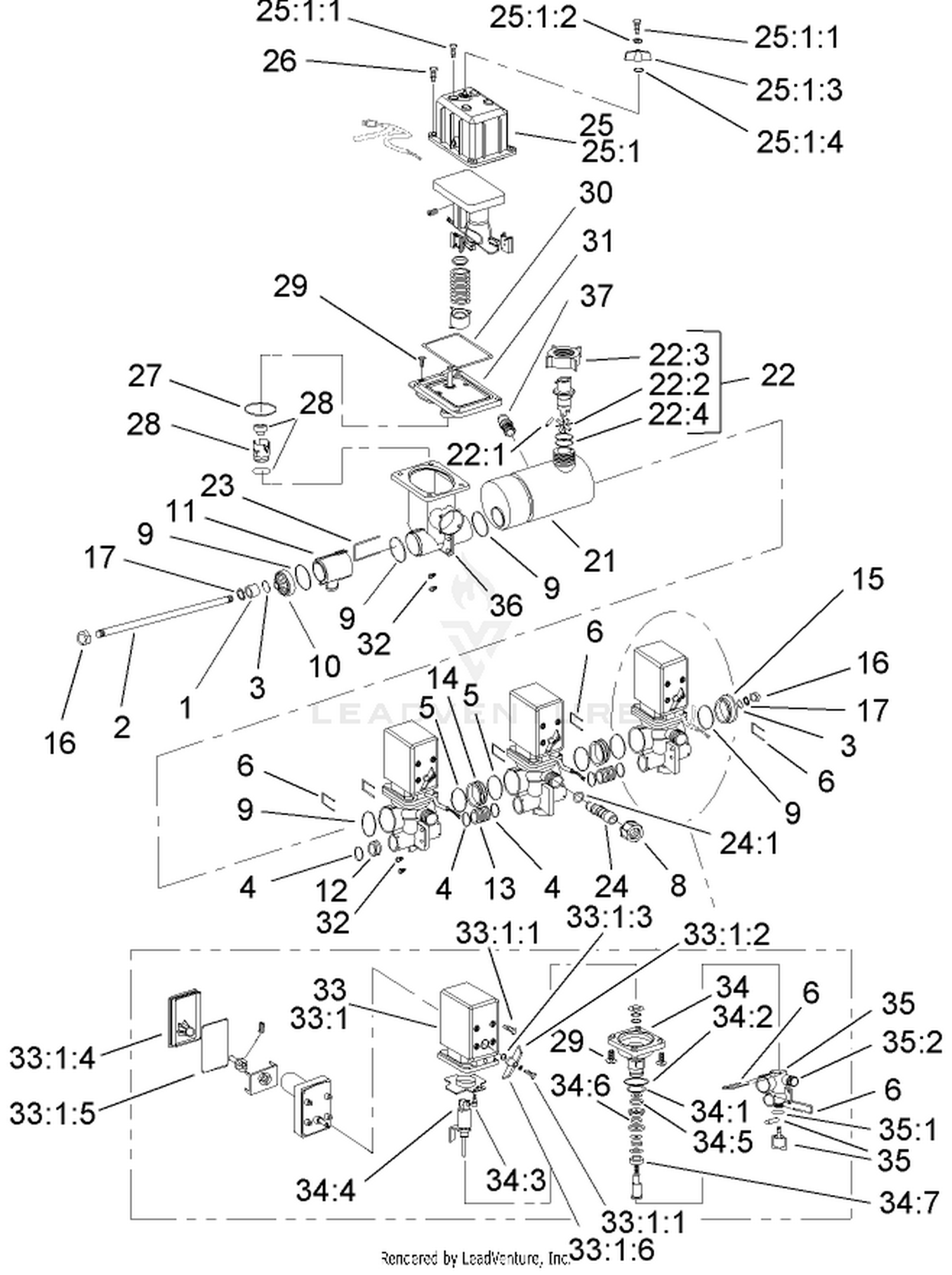 EVC Control Valve Assembly