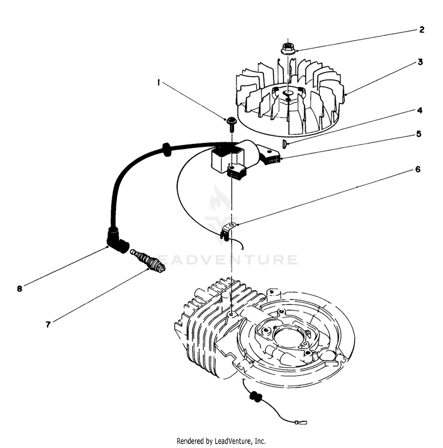 Flywheel  Magneto Assembly