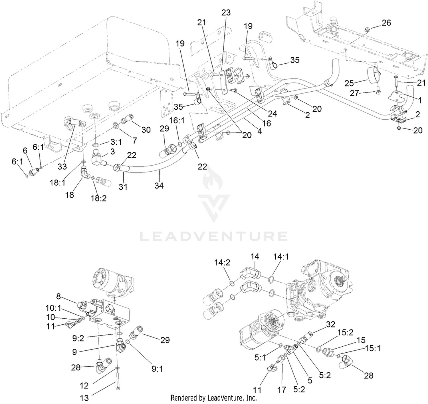 Hydraulic Pump and Filter Assembly 2
