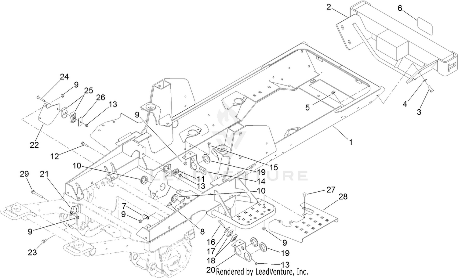 Frame and Bumper Assembly