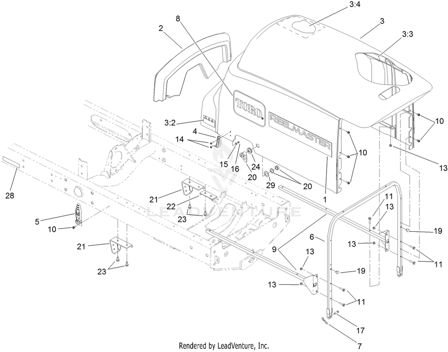 Hood and Body Panel Assembly