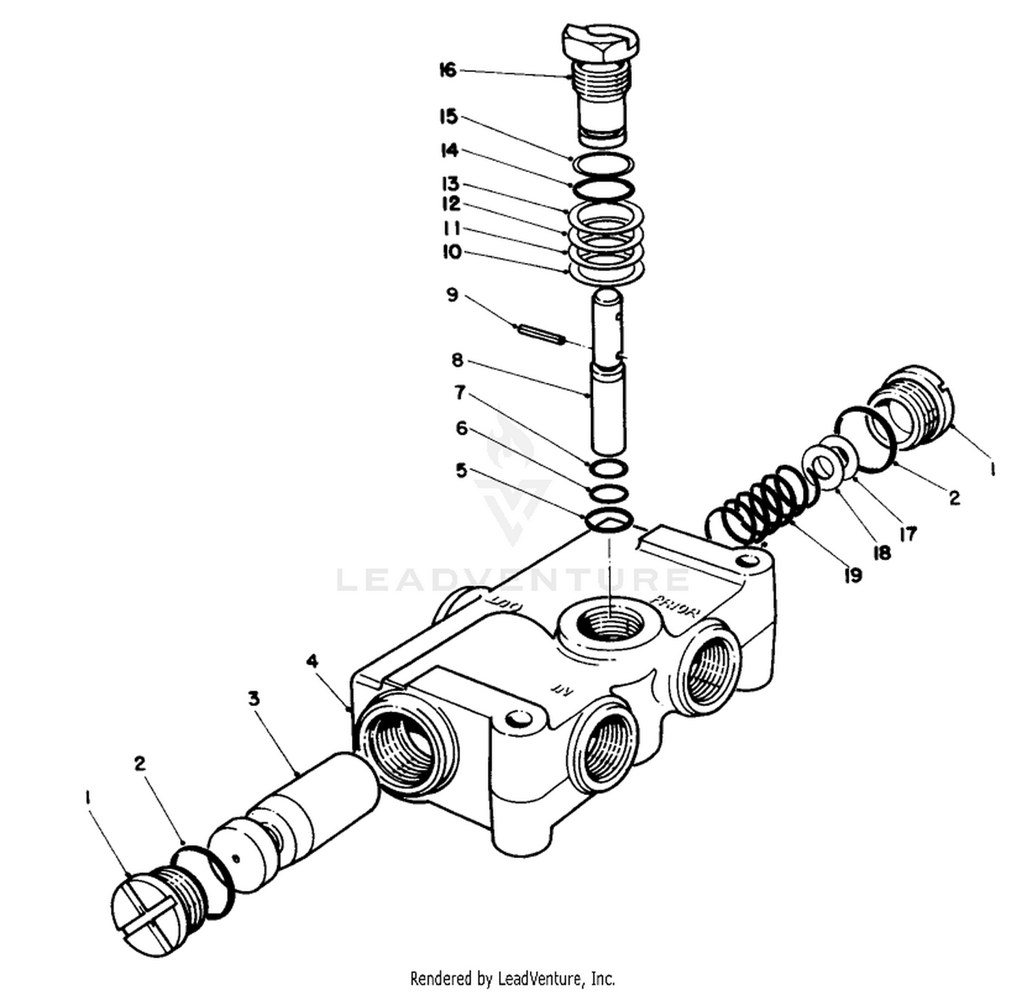Priority Flow Control-Valve Assembly No. 58-5490