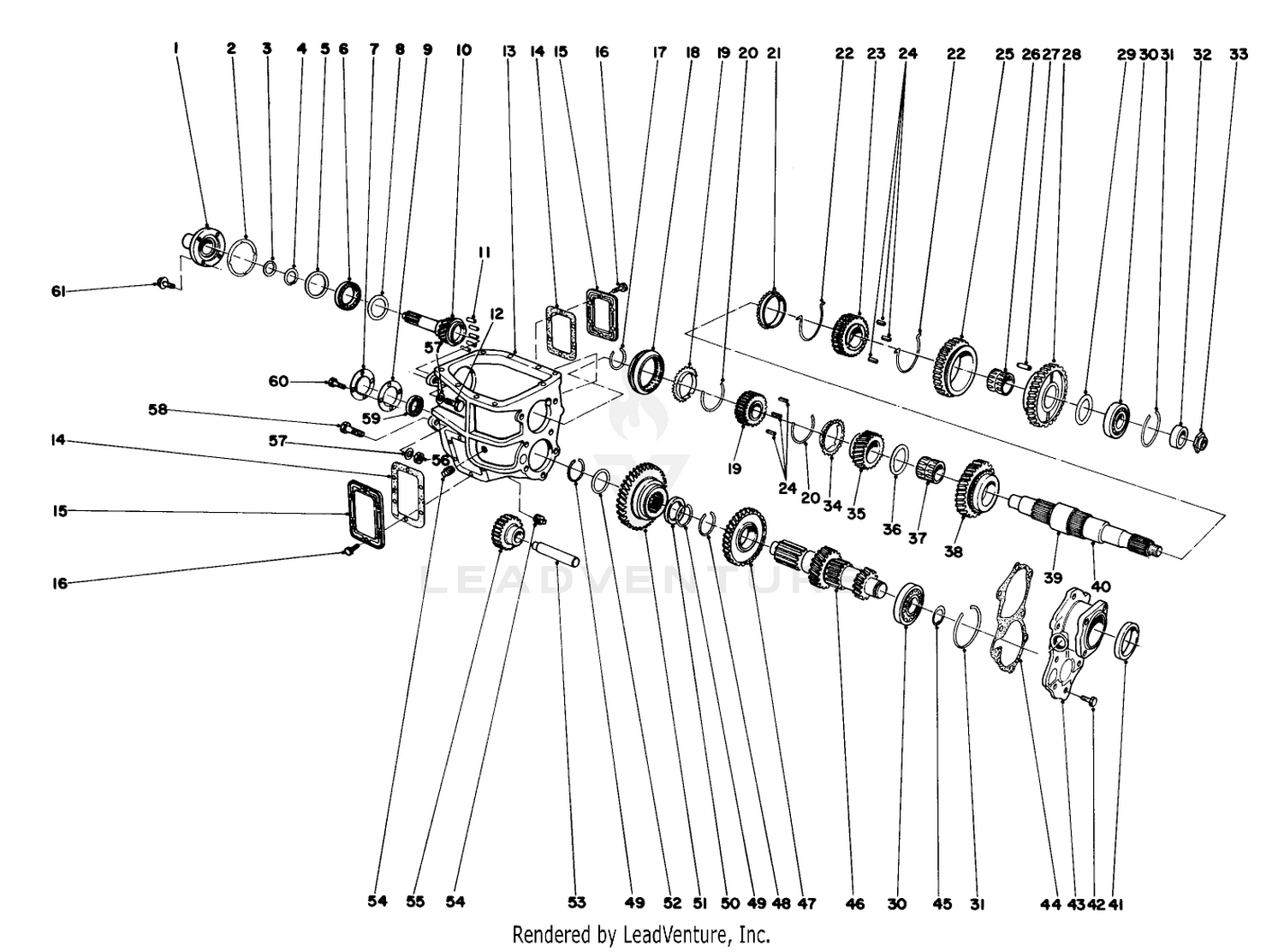 Transmission Assembly No. 44-1160