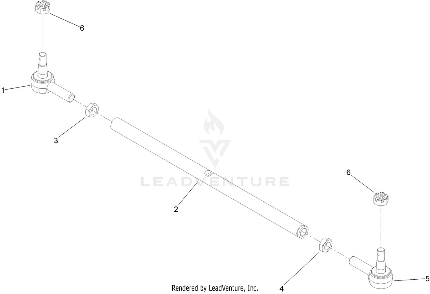 Tie Rod Assembly No. 144-3900