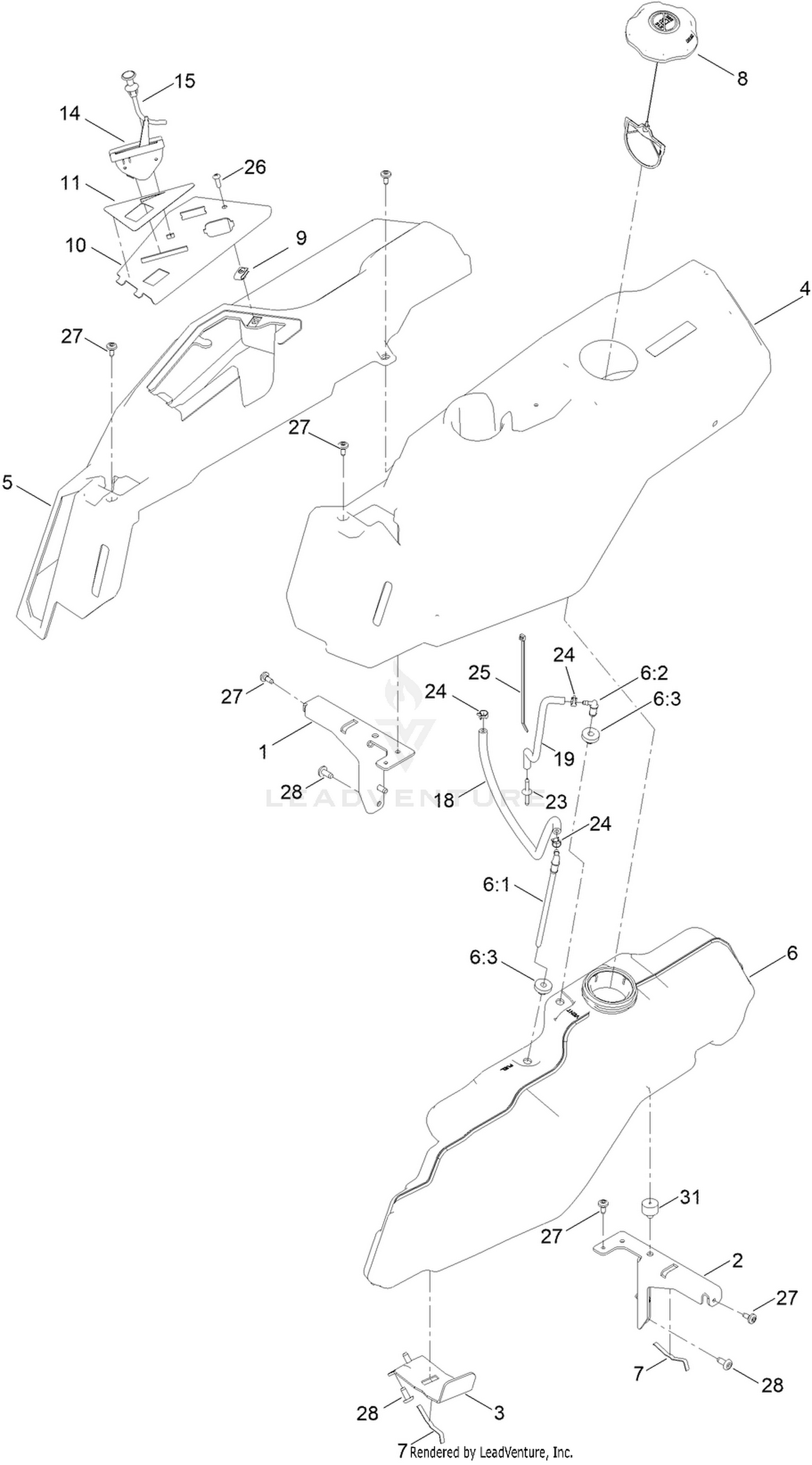 Body Styling and Fuel Pod Assembly