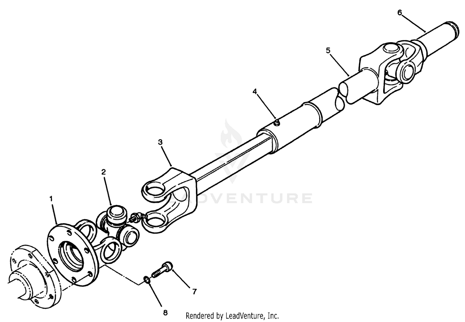 Drive Shaft Assembly No. 71-4550