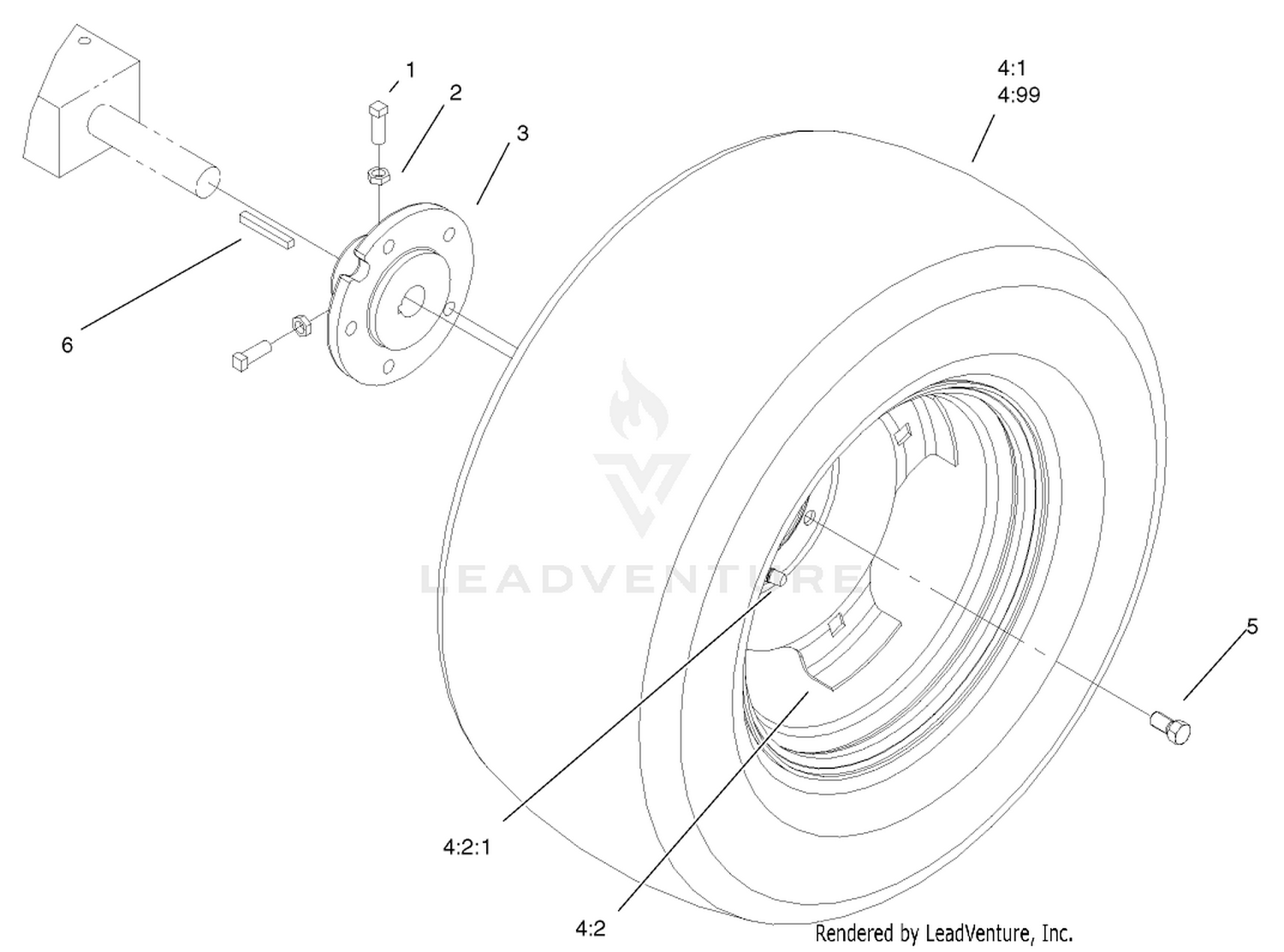 Rear Wheels Assembly