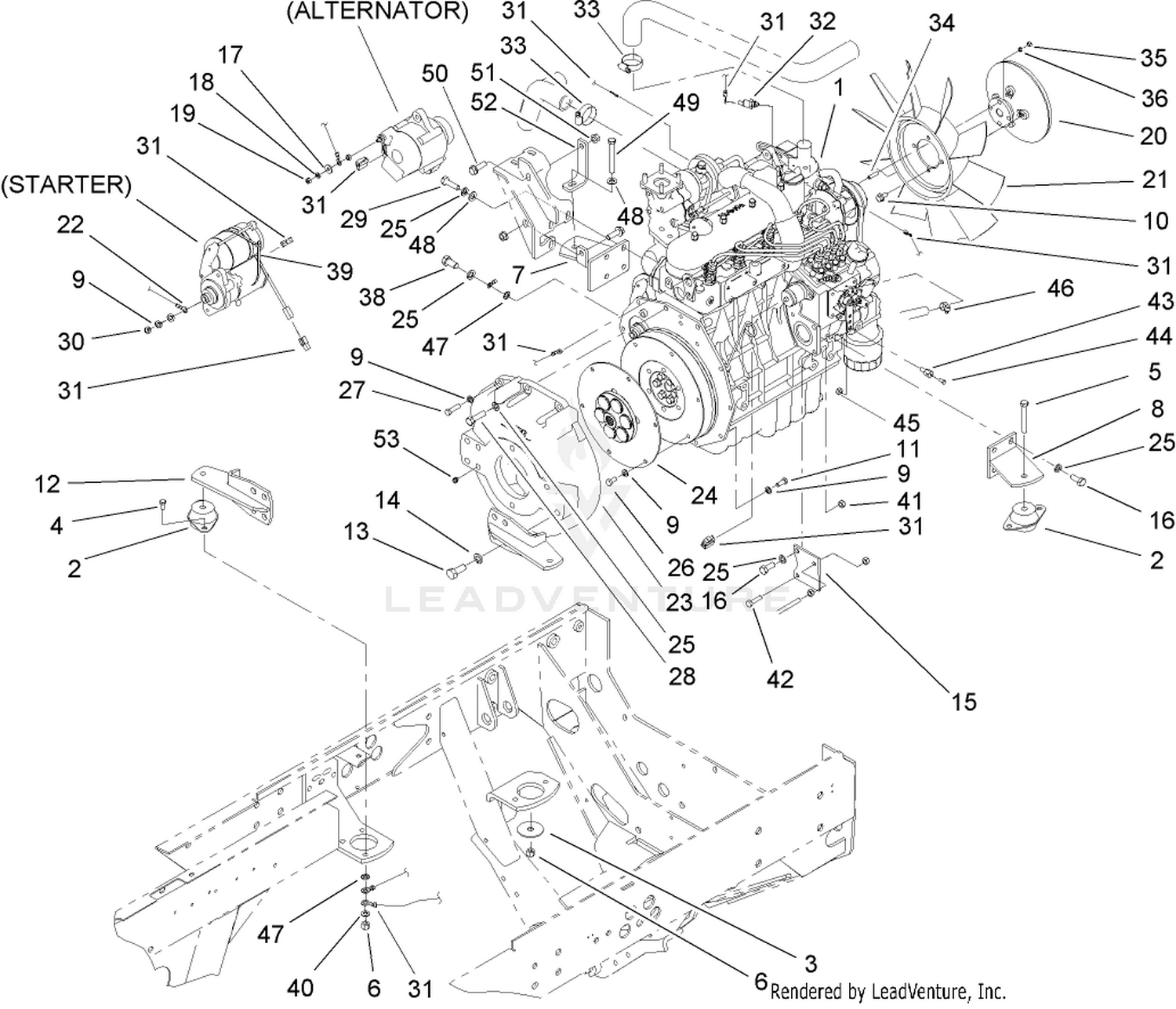 Engine Installation Assembly