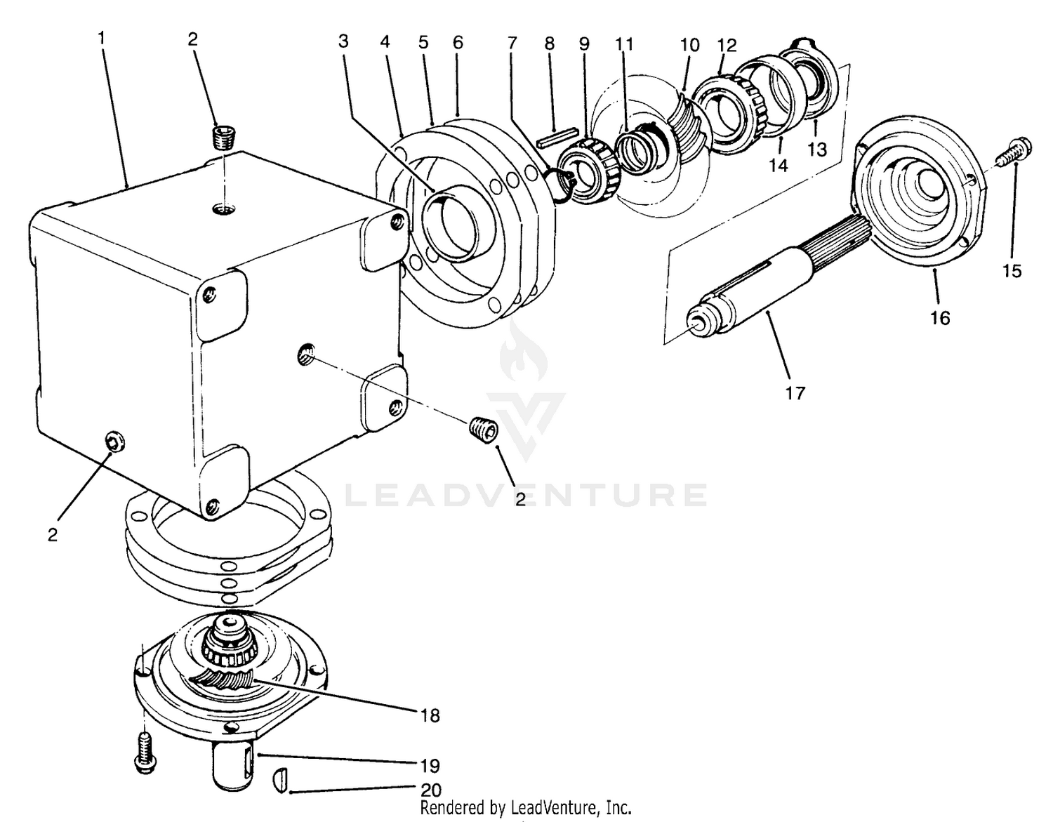 Gear Box Assembly No. 68-6810