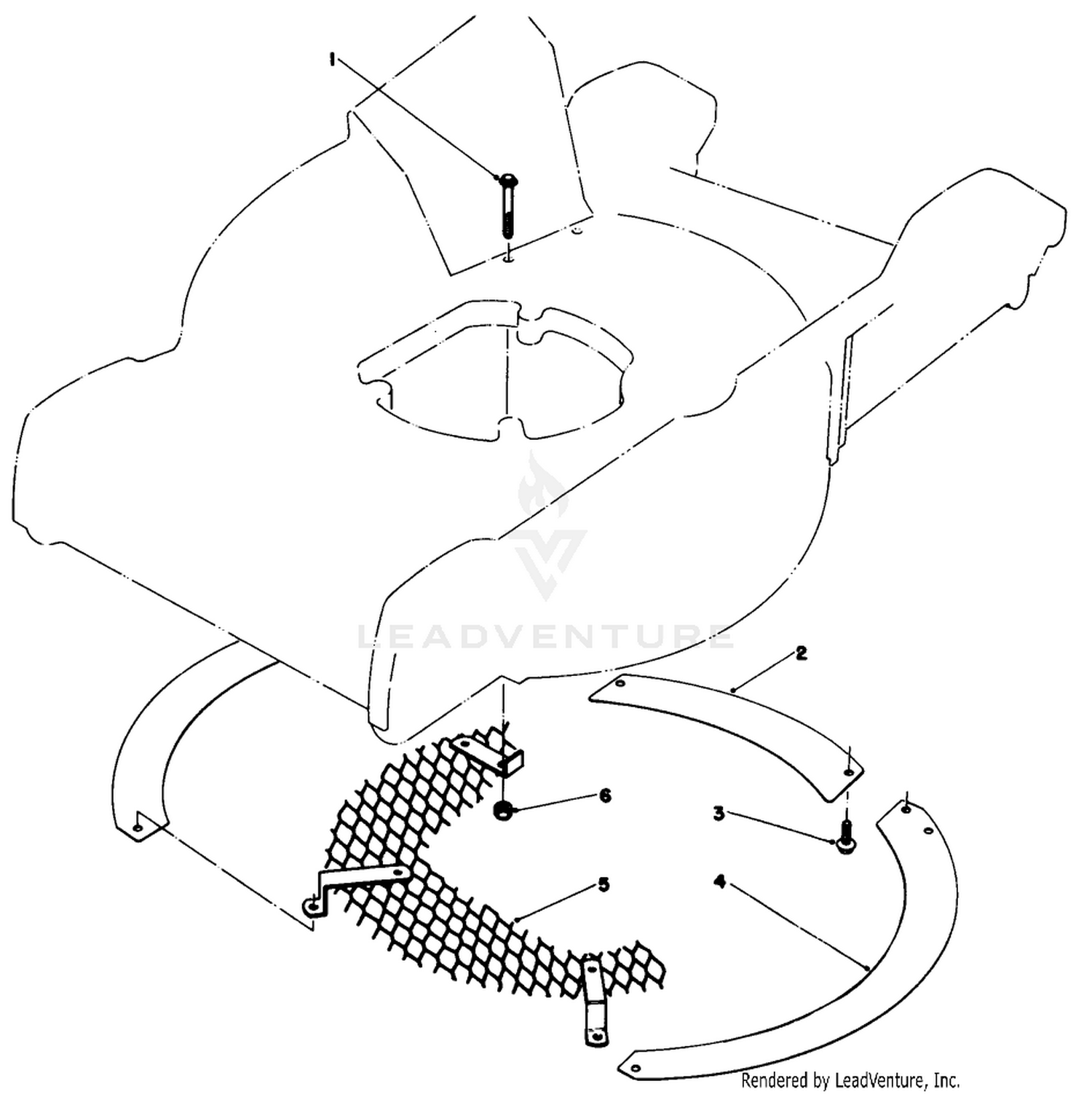 Leaf Shredder Kit No. 37-0120 (optional)