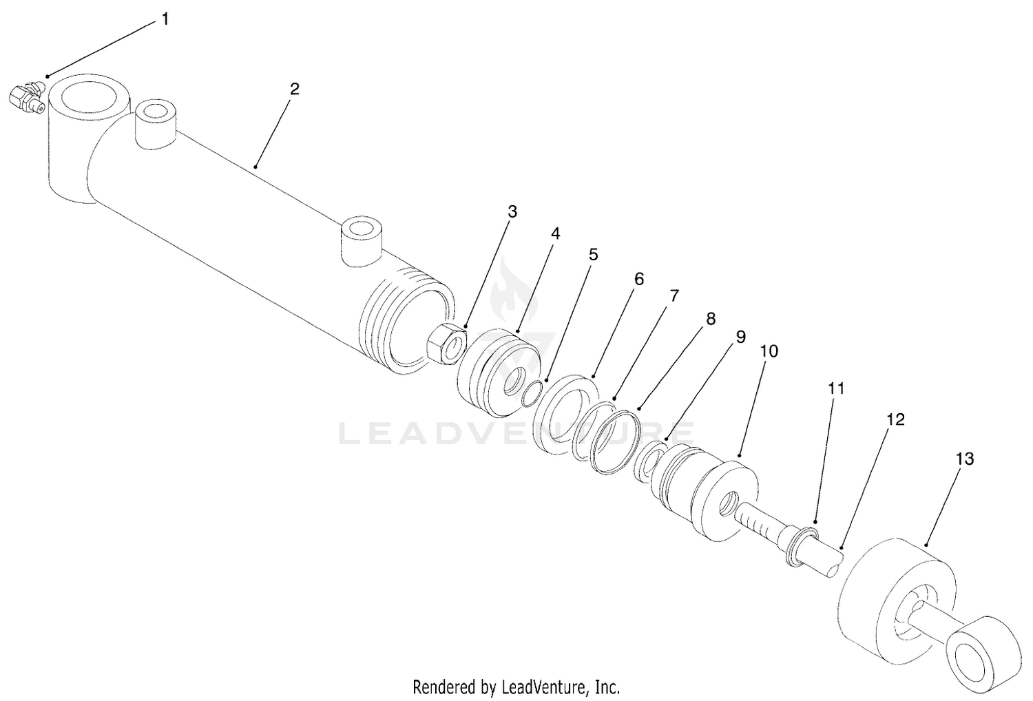 Hydraulic Cylinder No. 93-2631