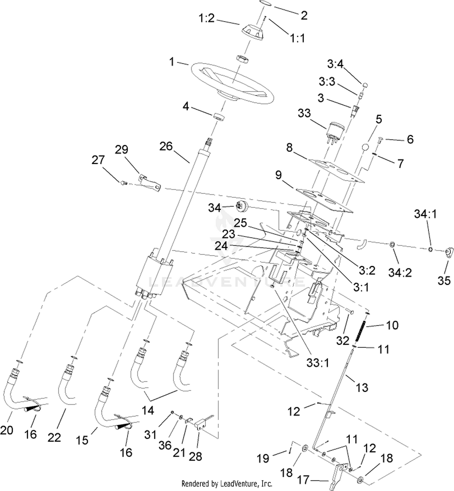 Steering Tower Assembly