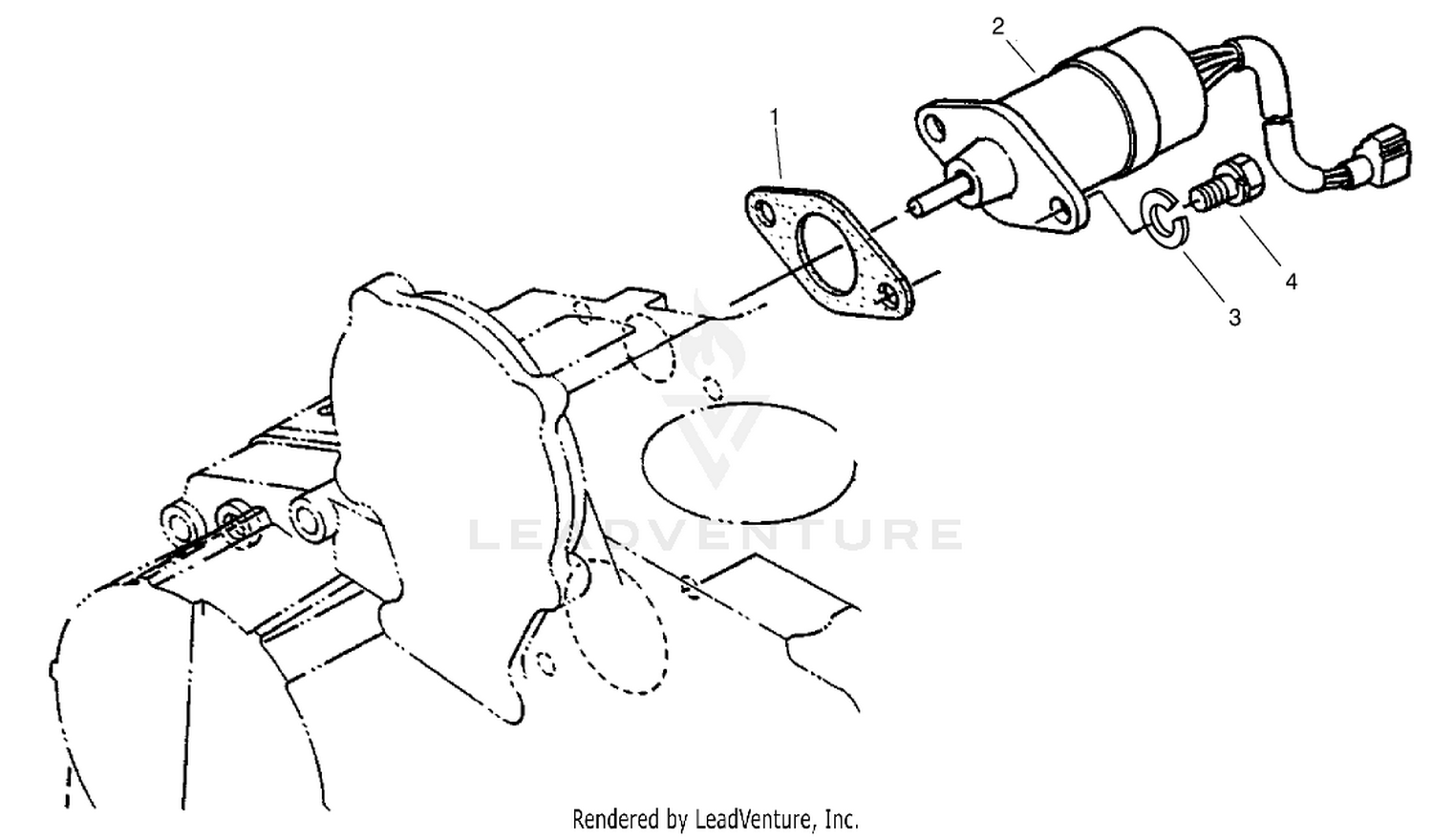 Stop Solenoid and Fuel Pump Assembly