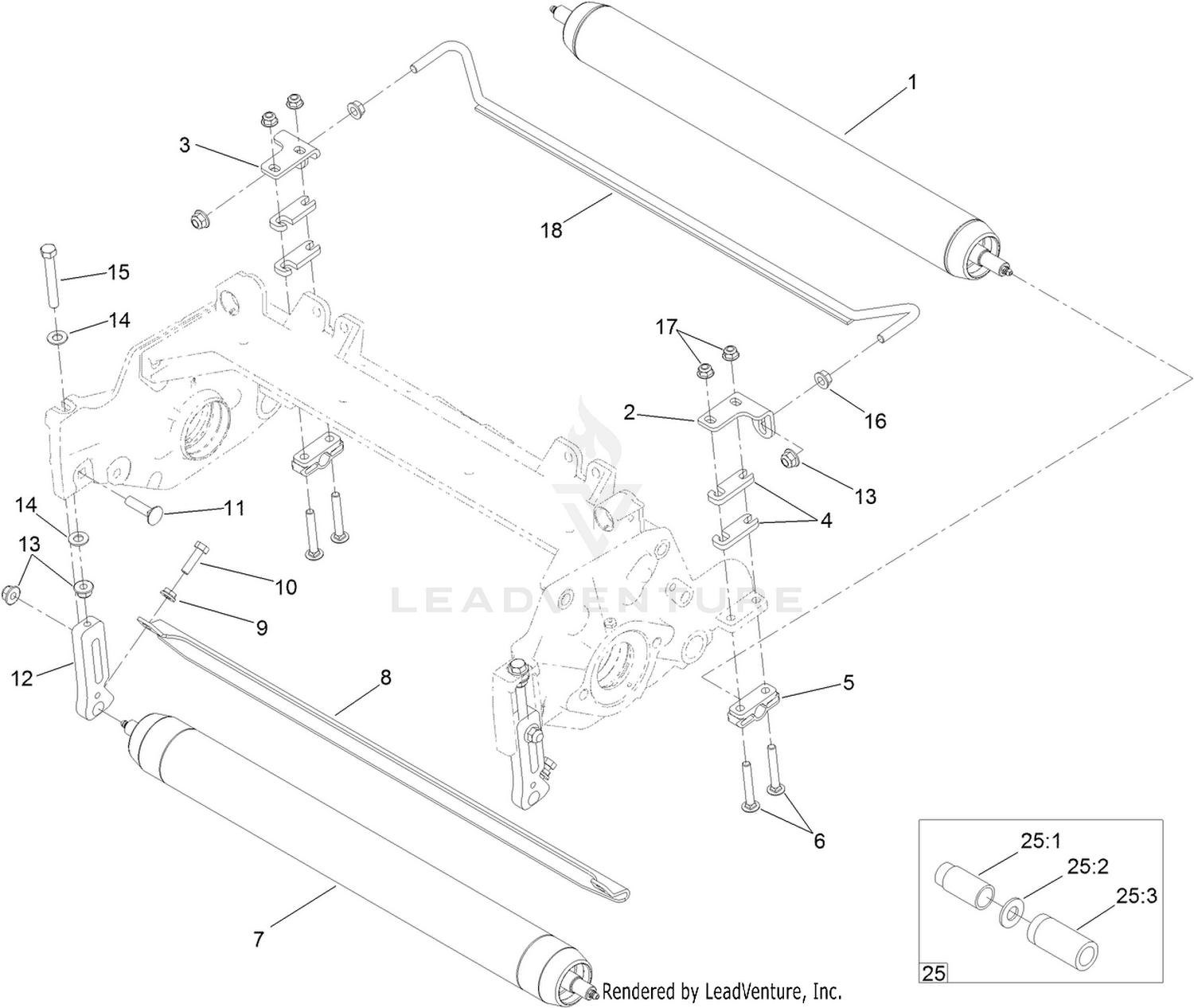 Roller and Scraper Assembly