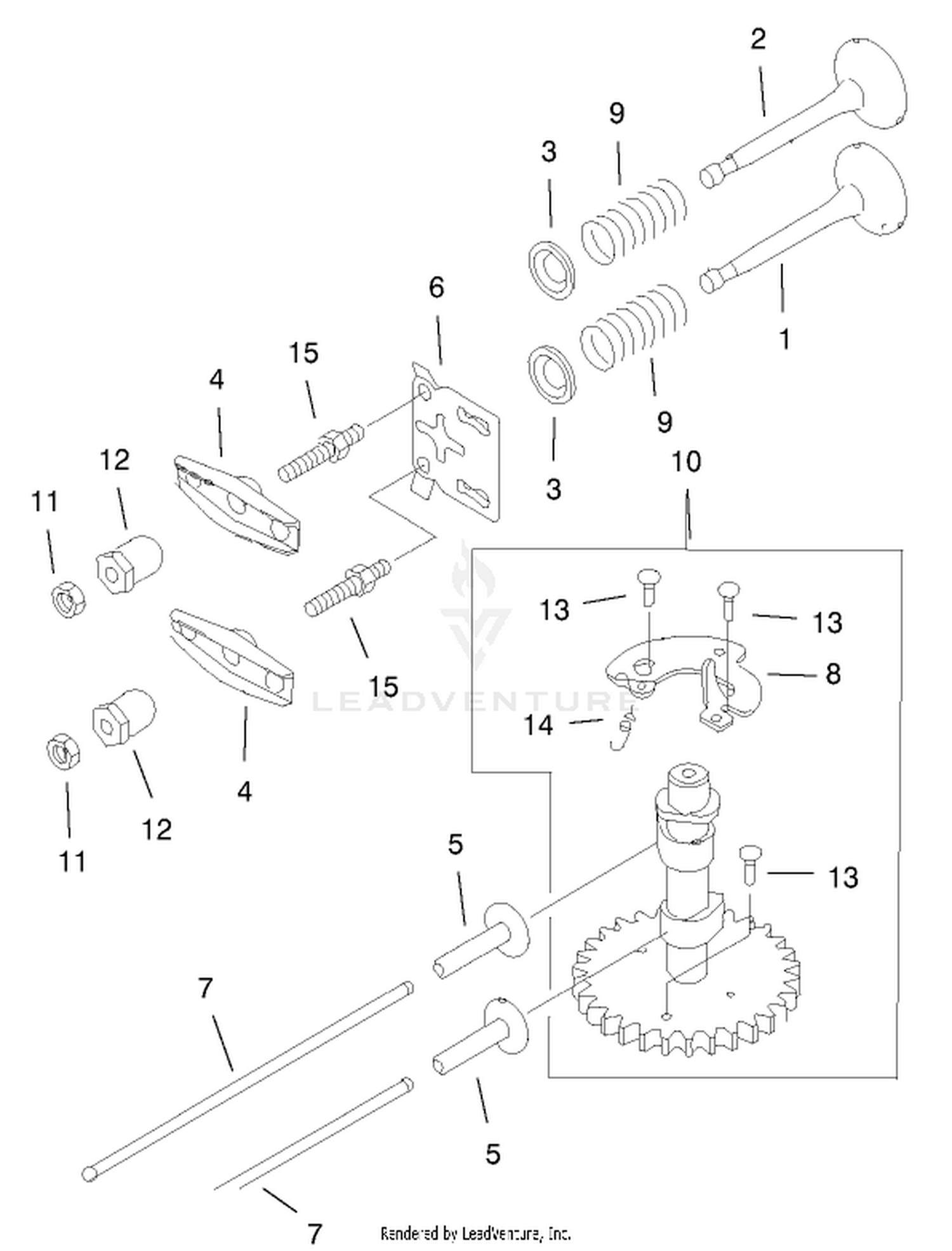 Valve  Camshaft Assembly
